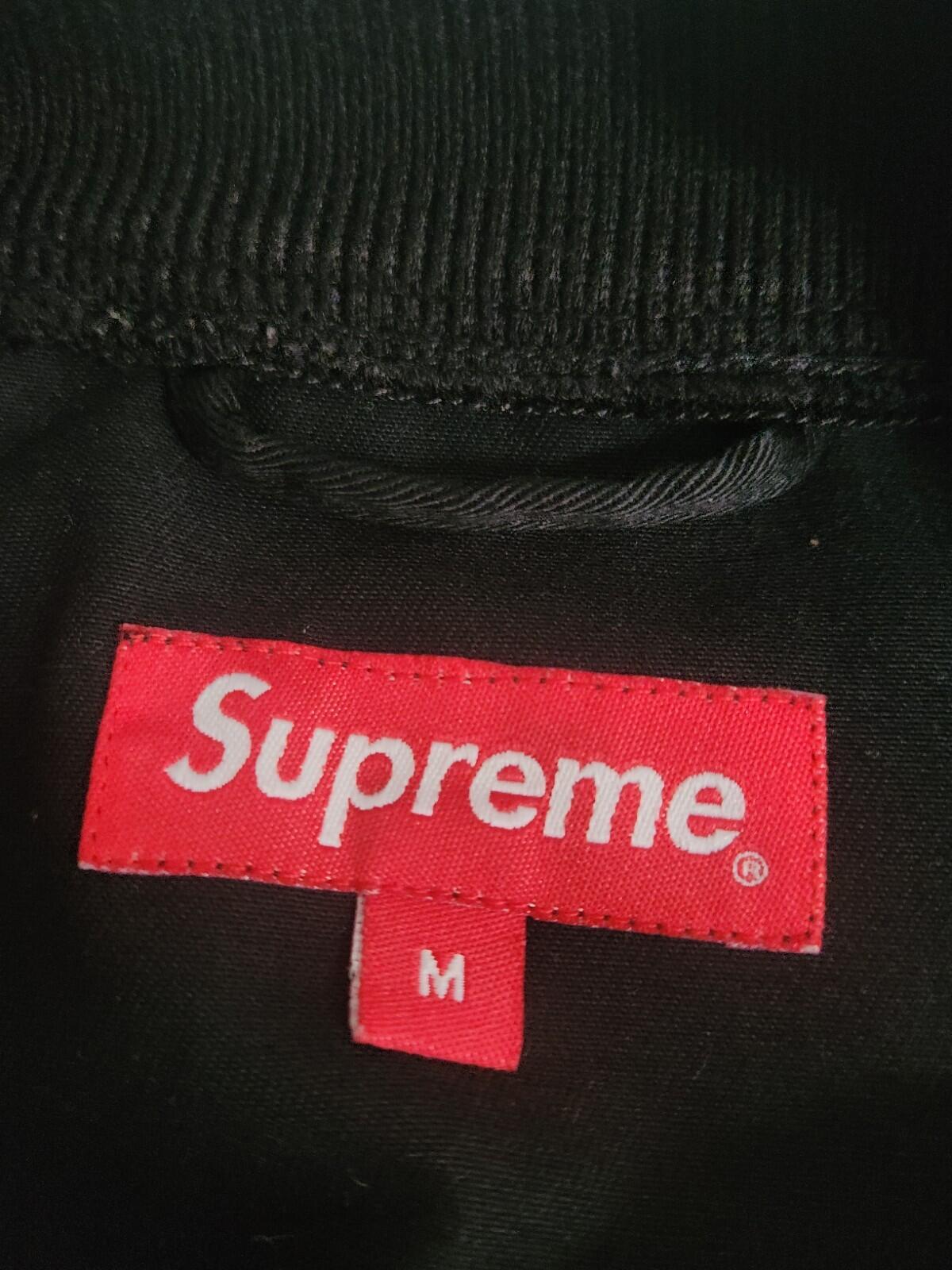 SS16 Supreme x Antihero Bomberjacke Schwarz Bestickt Größe M Medium
