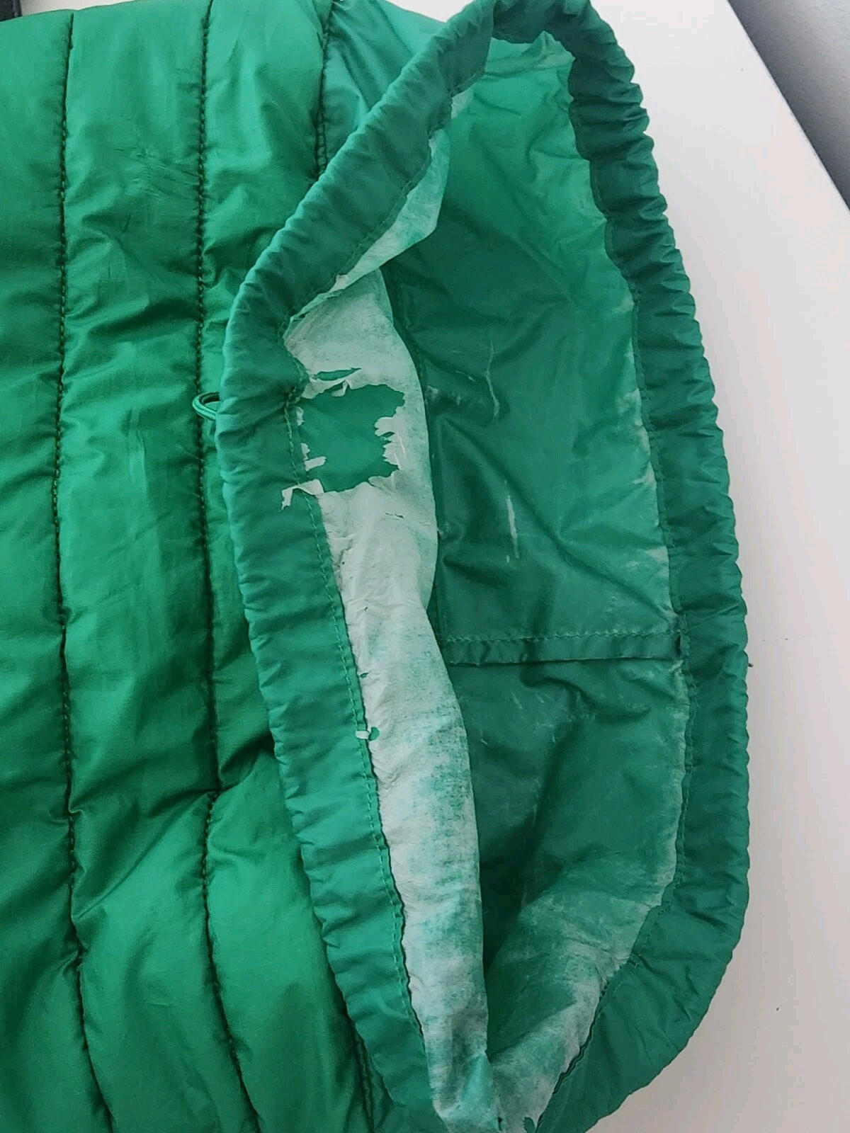 FW22 Supreme Puffer Backpack Green Bag Water Resistant