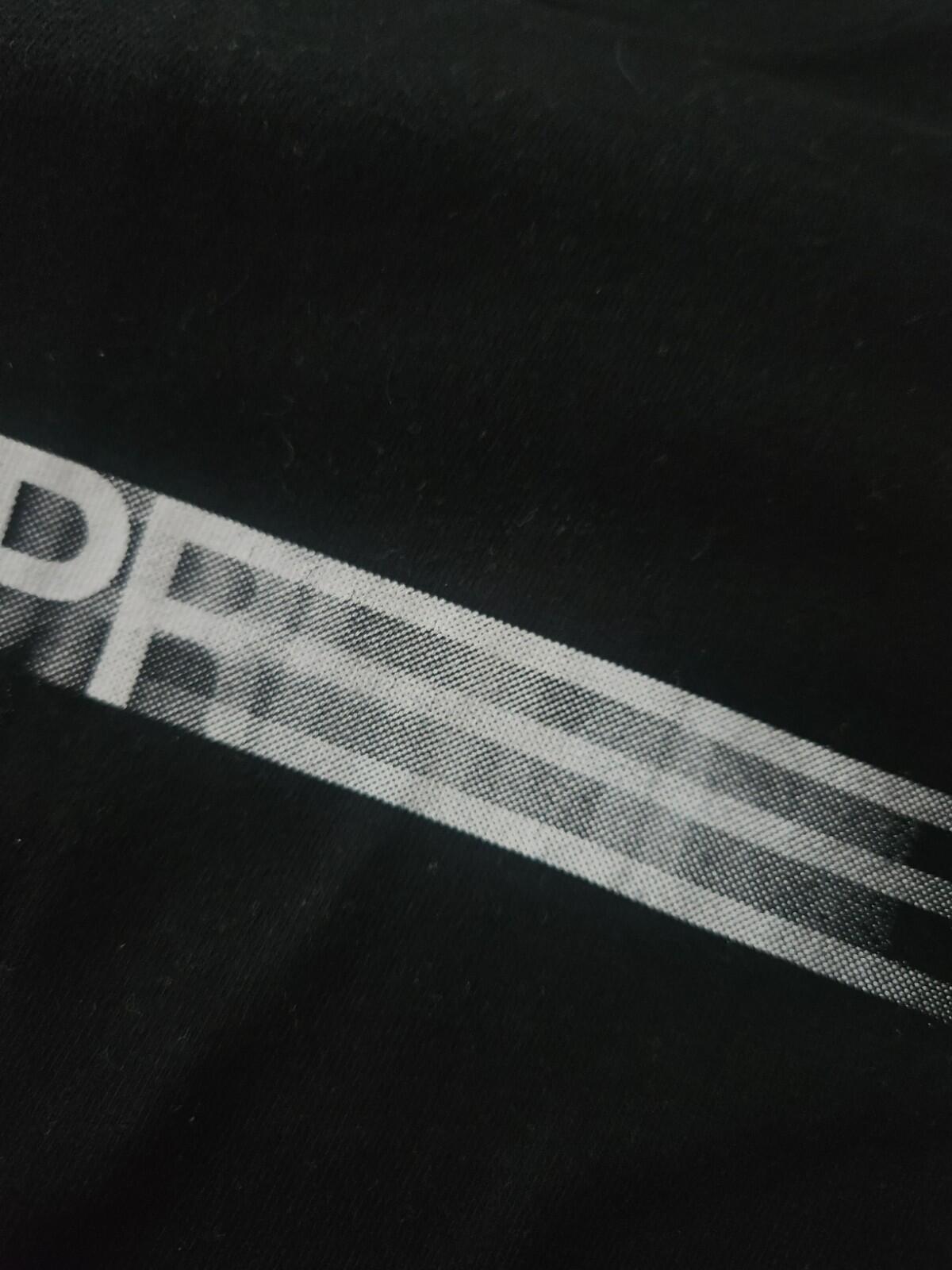 SS20 Supreme Motion tee Size L large black T-shirt made in USA