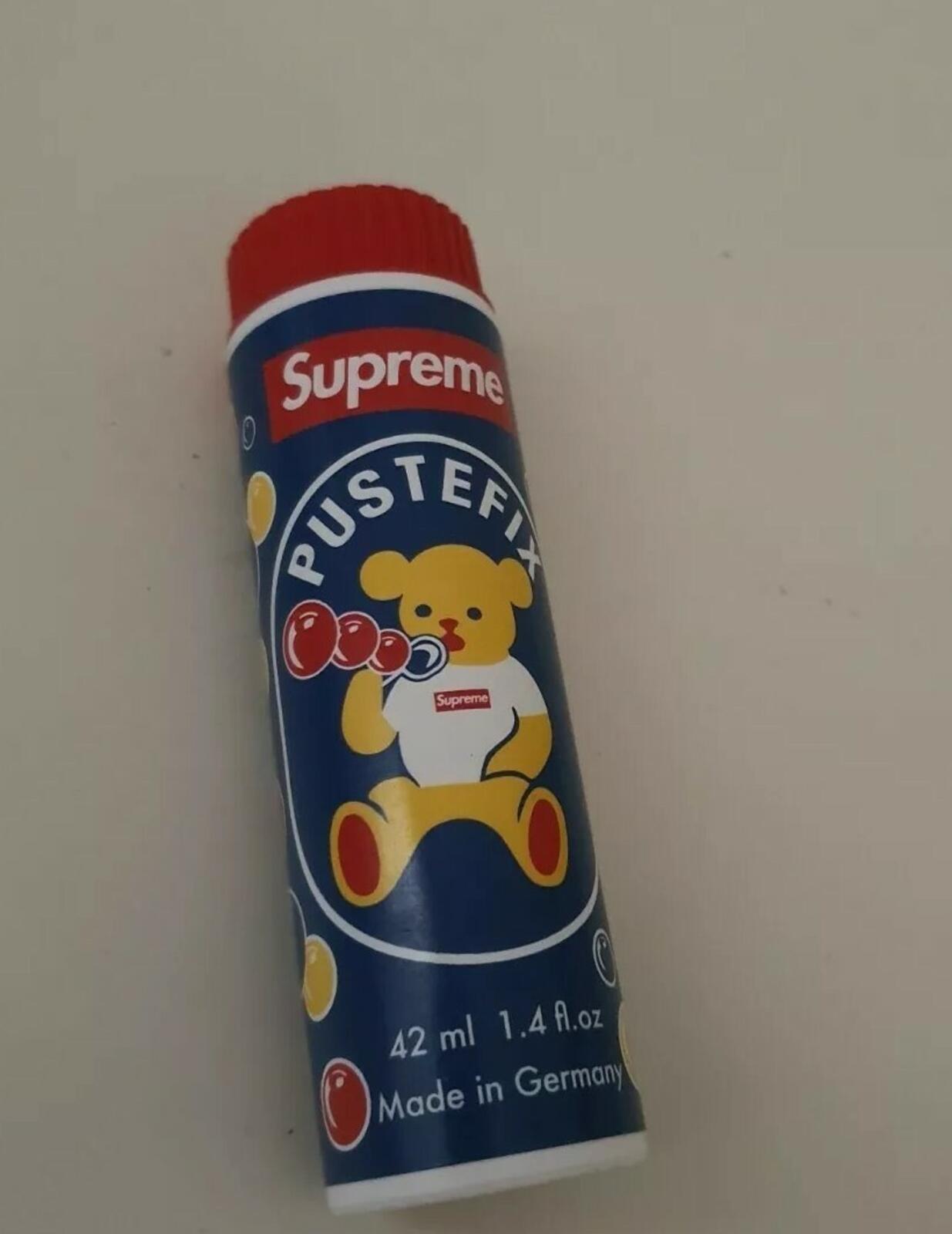 SS21 Supreme Pustefix Soap bubbles Made in Germany New And Unopened