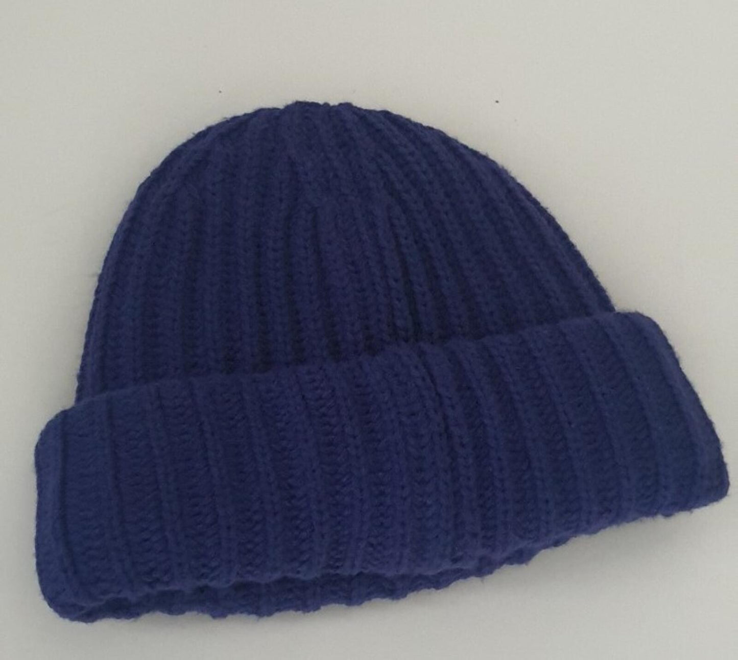 FW22 Supreme Ribbed beanie Dark Royal Blue Hat