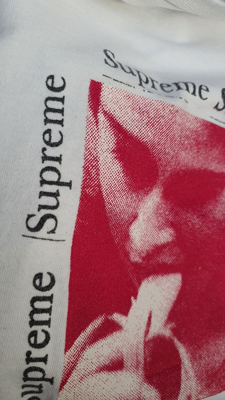 FW15 Supreme Banana Tee Blanca Talla L