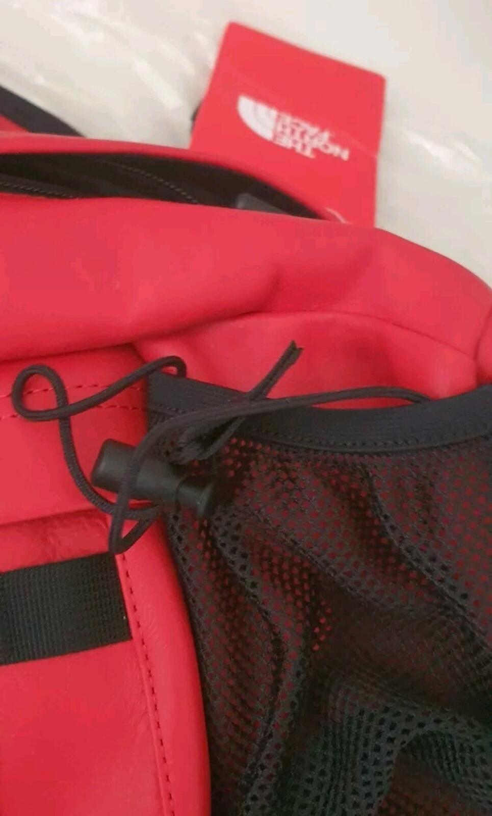 FW18 Supreme The North Face Leather Mountain Waist Bag Red shoulder Ultra Rare