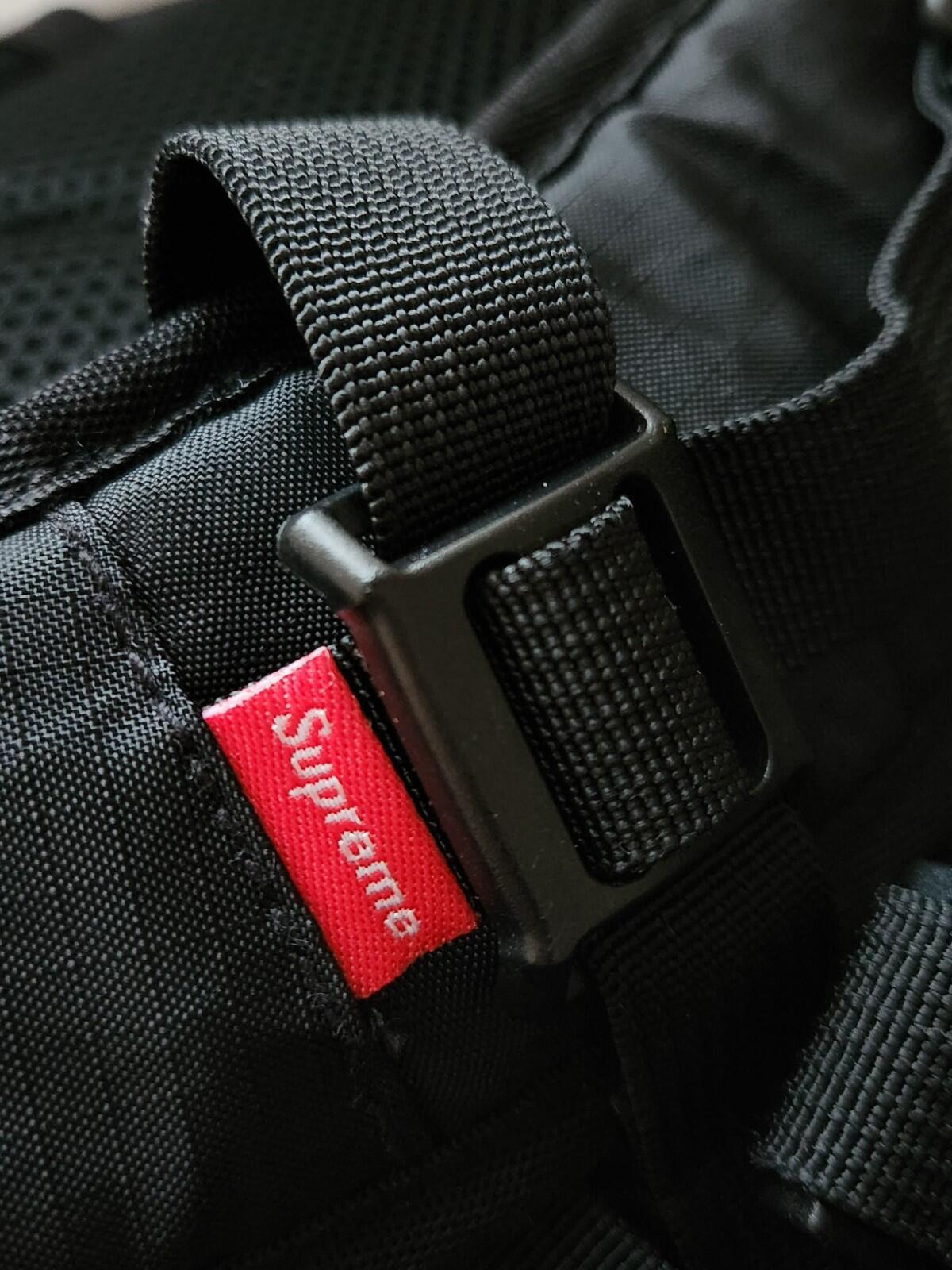 FW18 Supreme Backpack Bag Black Water Resistant