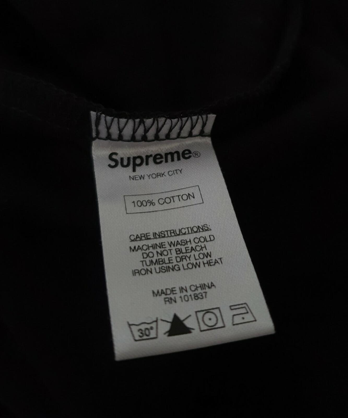 FW16 Supreme R.I.P L/S Top M medium black long sleeve tee t-shirt Worn 1x