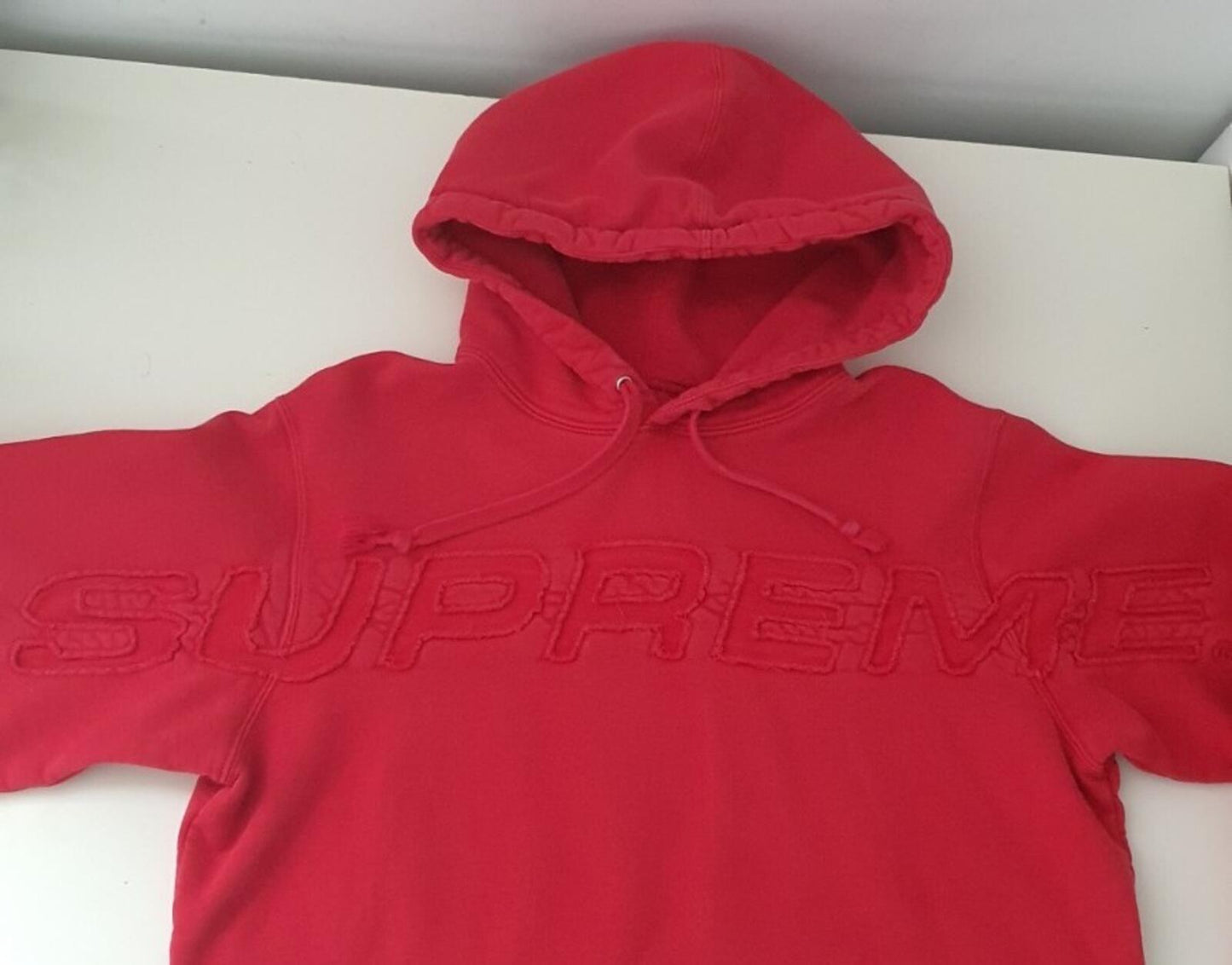 SS19 Supreme Set In Hooded Sweatshirt roter Hoodie Größe S small
