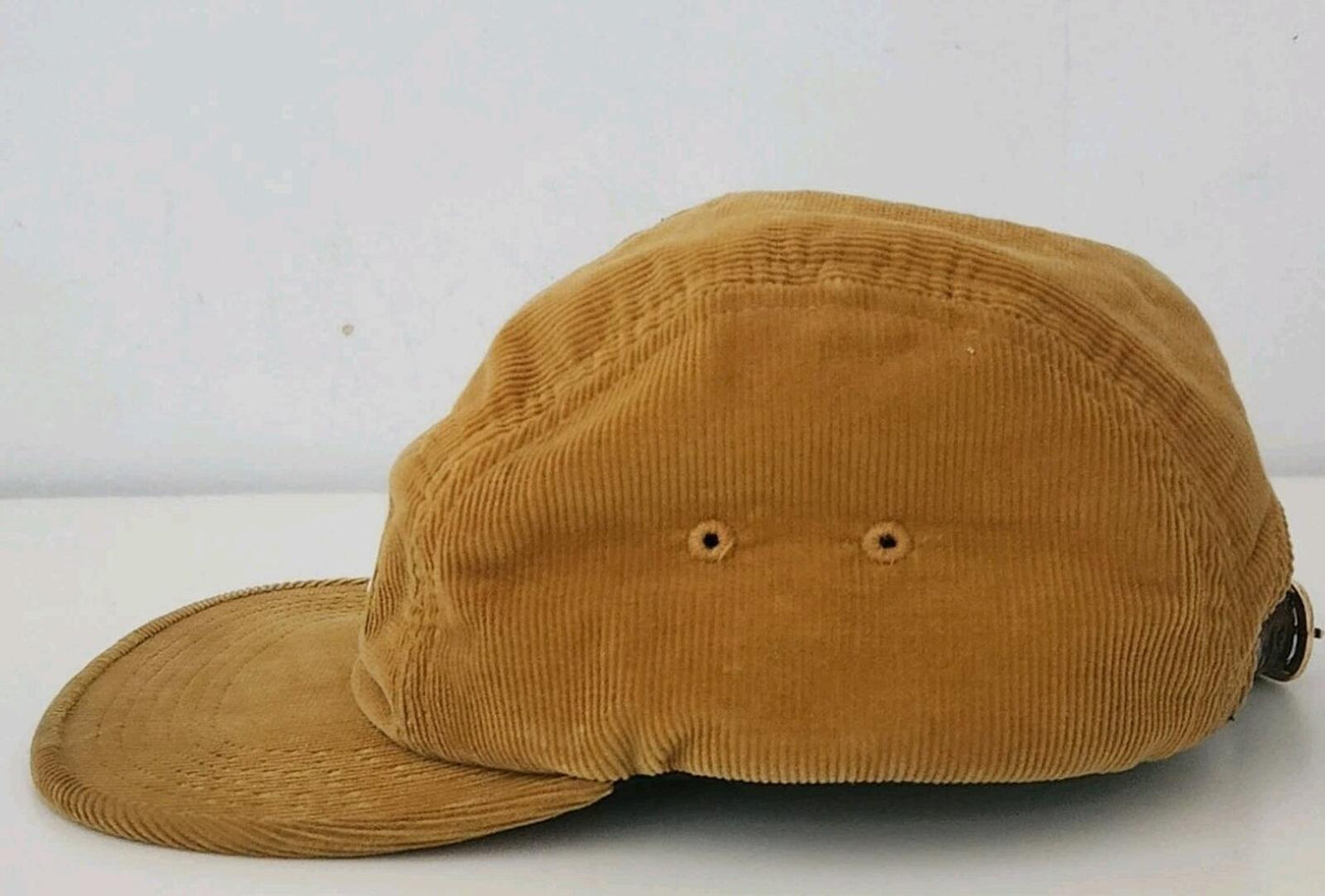 FW13 Supreme Croc Strap Camp Cap Mustard Corduroy