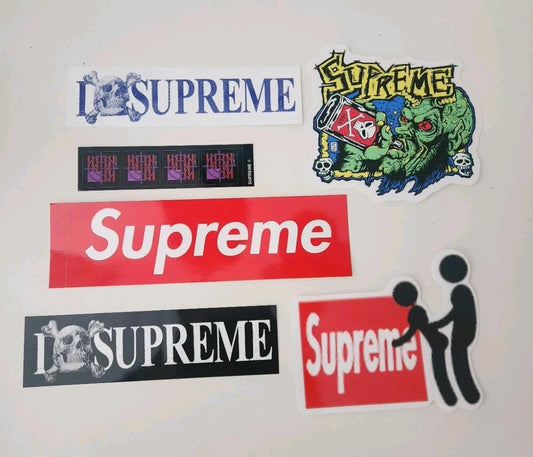 HW25 Supreme Aufkleber 6x Neu