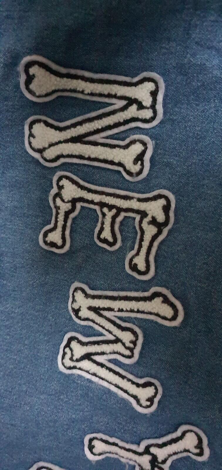 SS21 Supreme Patches Denim Baseball Jersey size S small