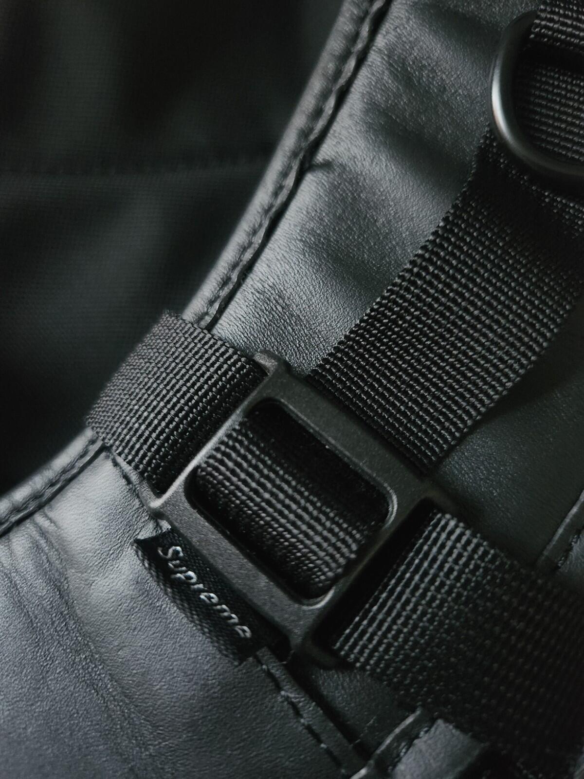 FW23 Supreme Leather Backpack Black