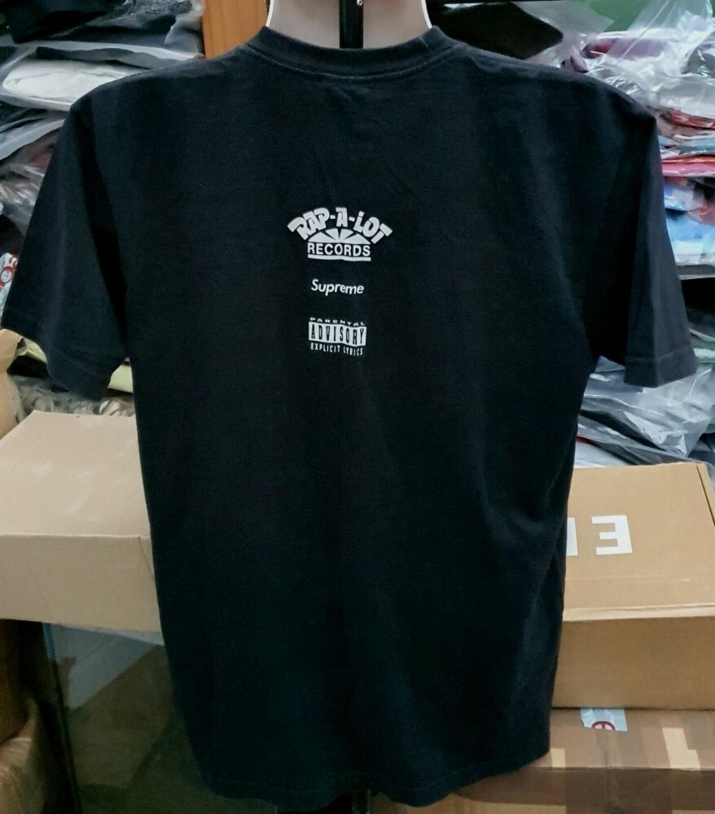 SS17 Supreme Rap A Lot Records Tee Black Size L