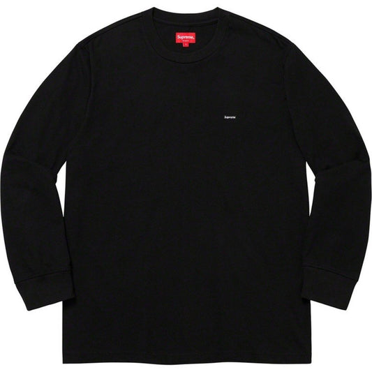SS20 Supreme Small Box Logo L/S Camiseta Negra Talla XL