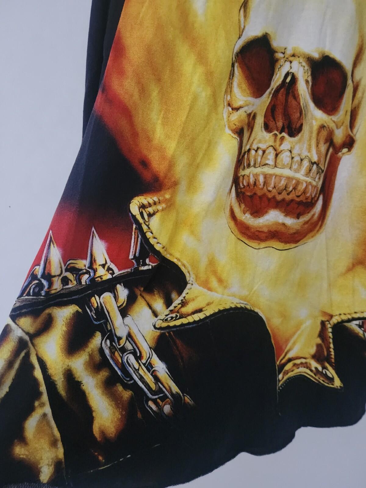 SS19 Supreme Ghost Rider Raglan L/S Top XL Tee Long Sleeve T-shirt Black