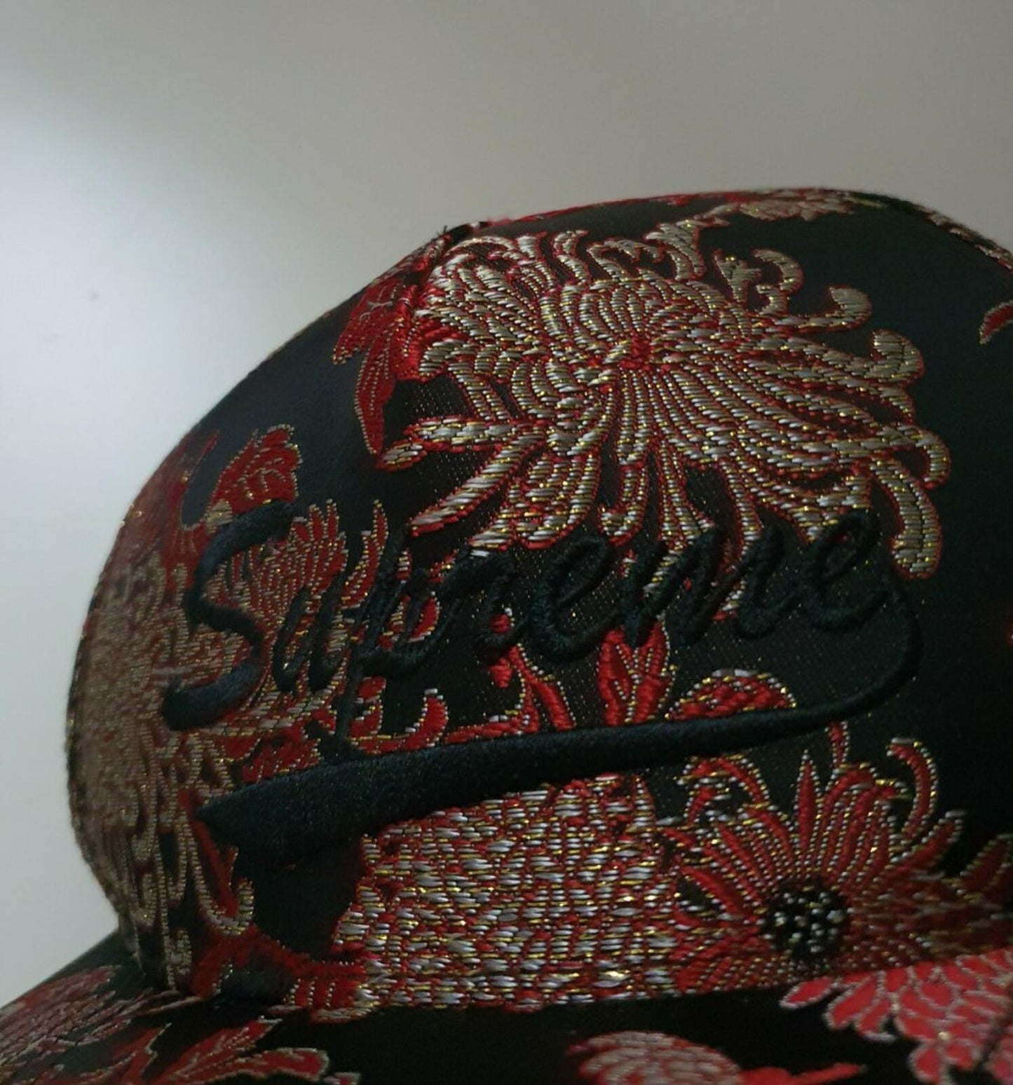 SS17 Supreme Eastern Floral 5-panel Hat Black