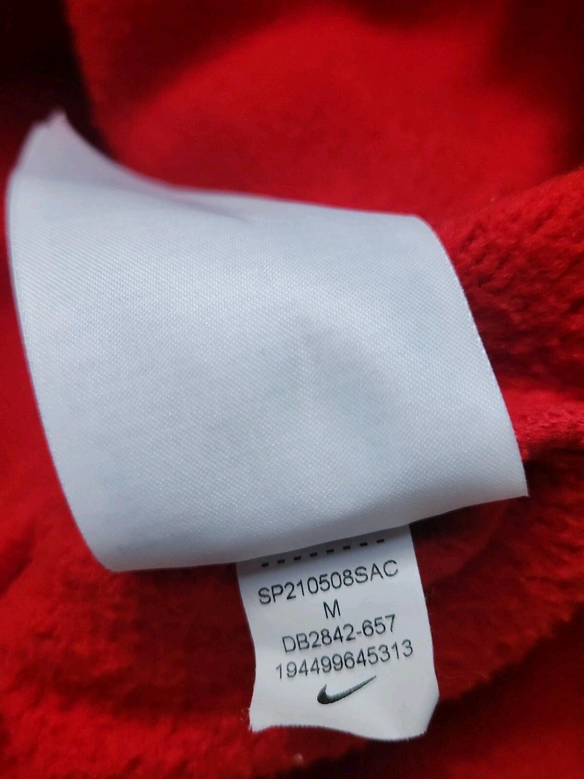 Sudadera con capucha y media cremallera roja Supreme Nike SS21, estampado de piel de serpiente, talla M