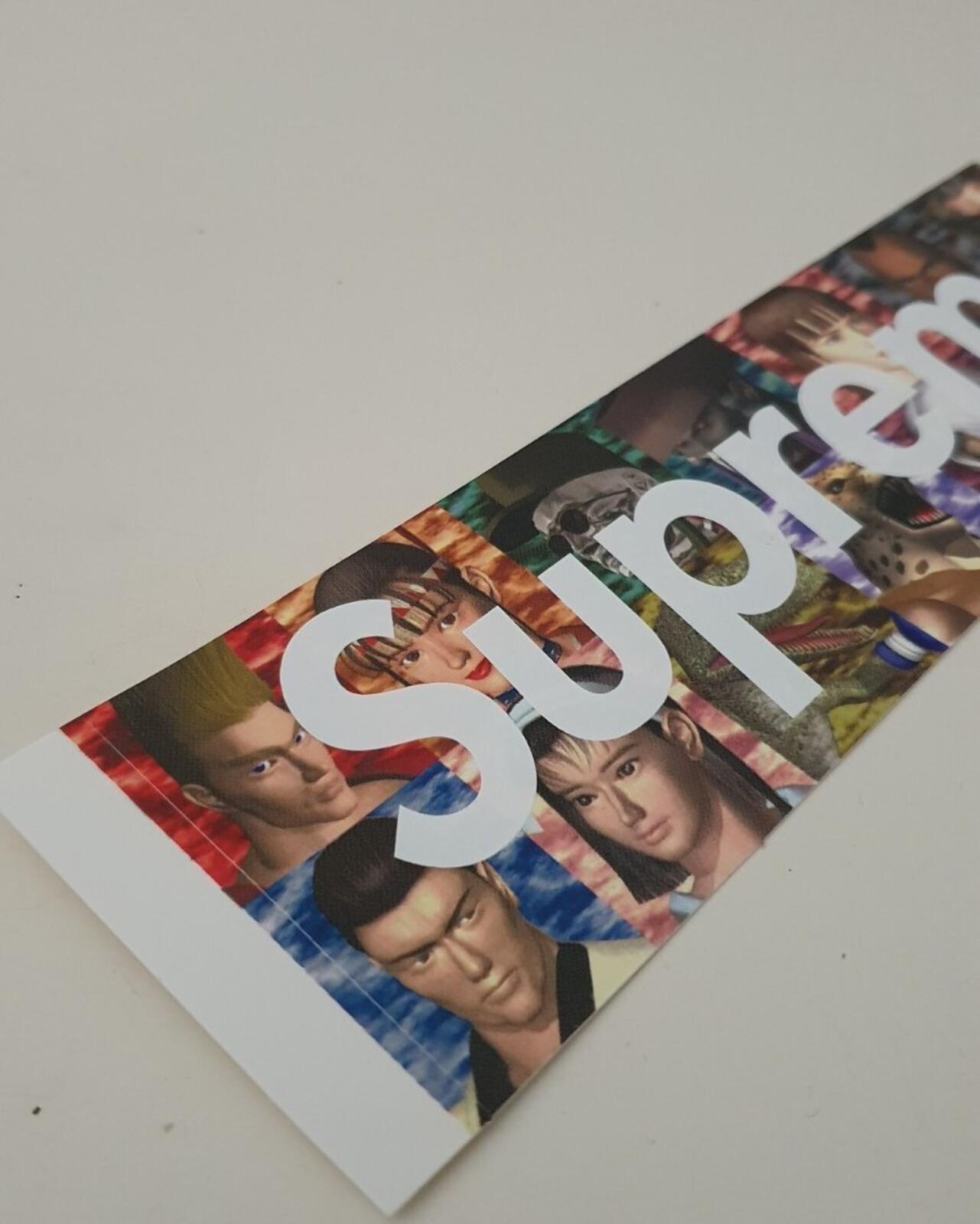 FW22 Supreme x Tekken box logo sticker