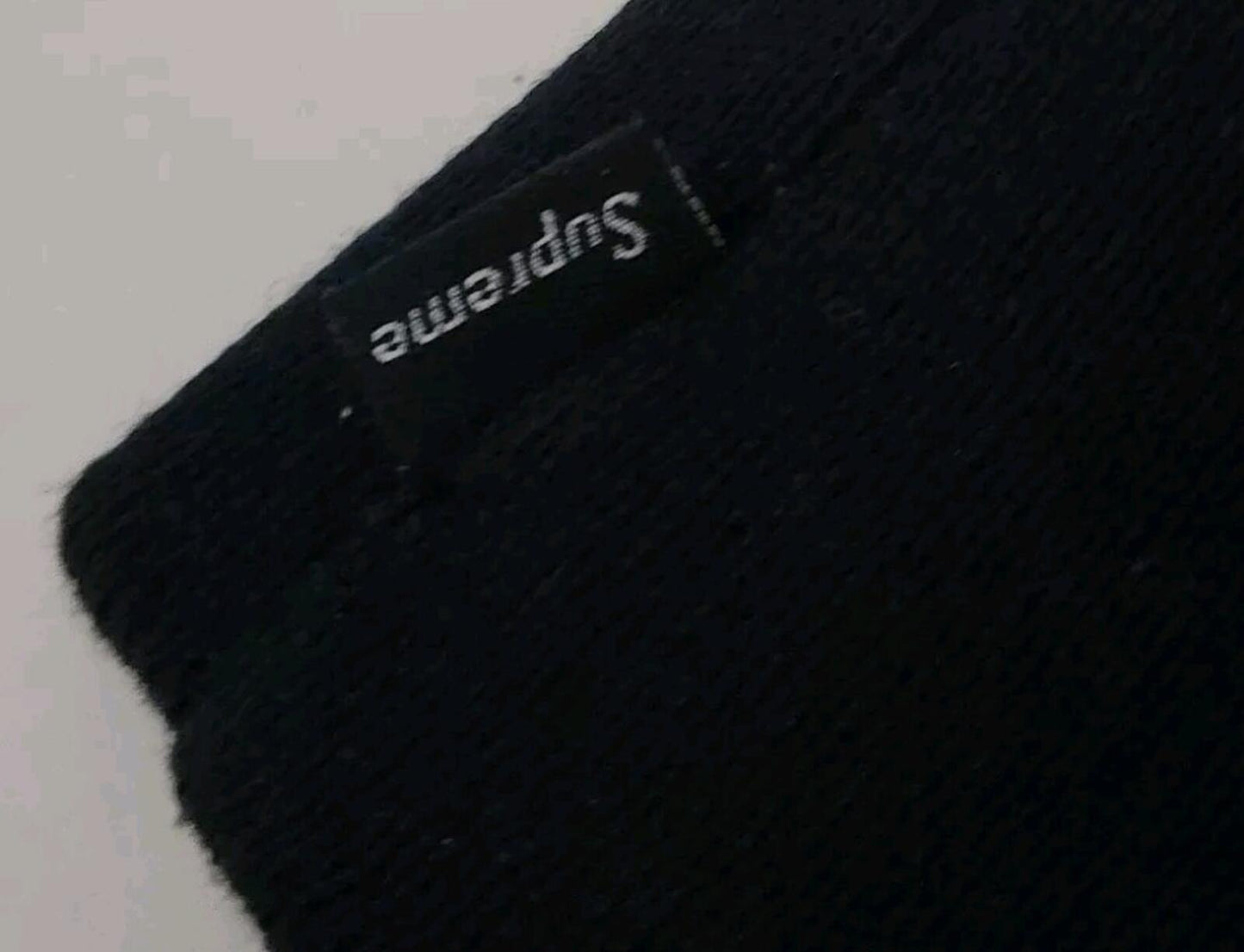 SS22 Supreme Knowledge Reigns Beanie Black Hat