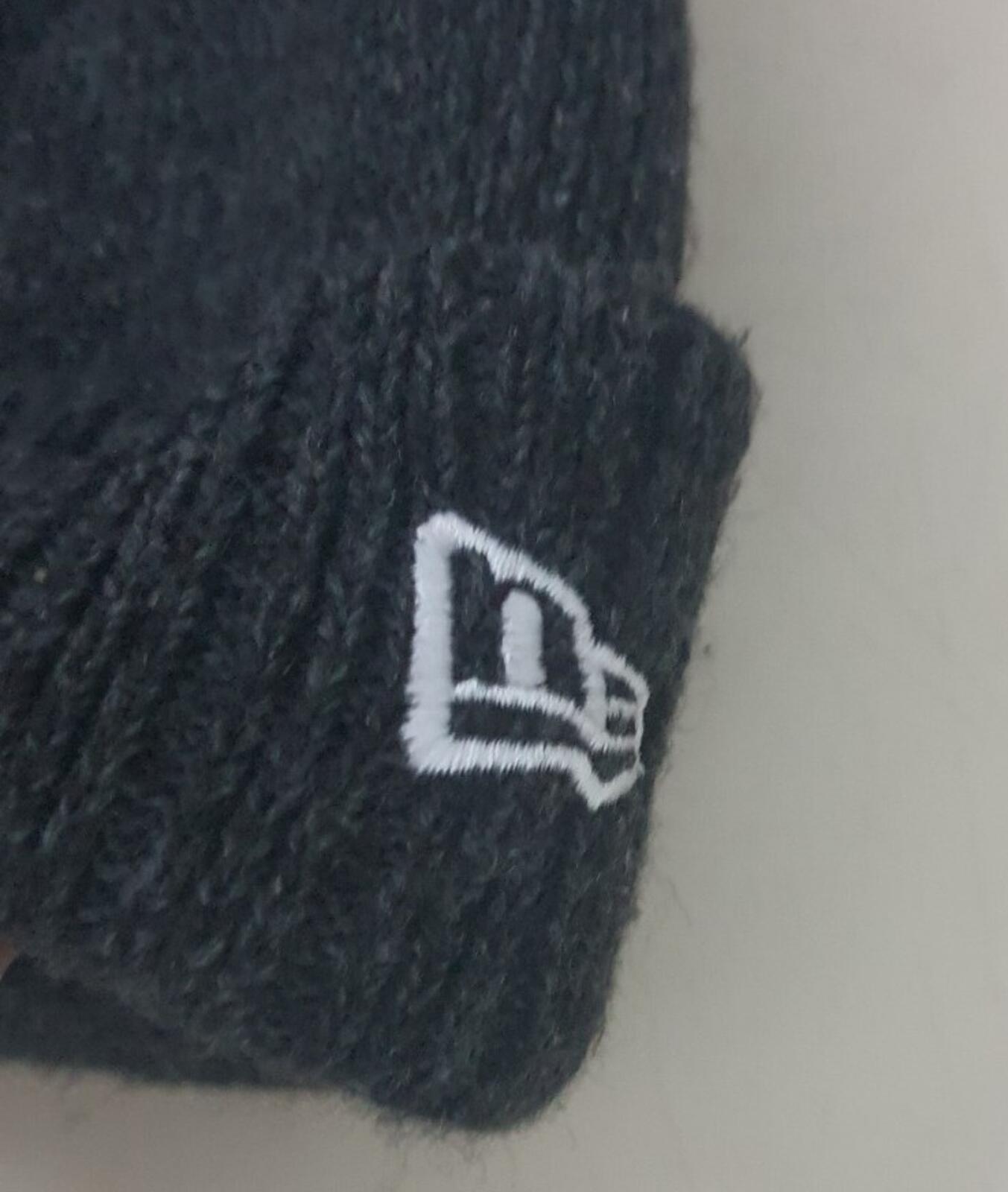 FW18 Supreme New Era Arc logo beanie black small box logo Hat