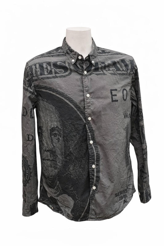 FW13 Supreme Franklin Hemd Größe S Schwarz