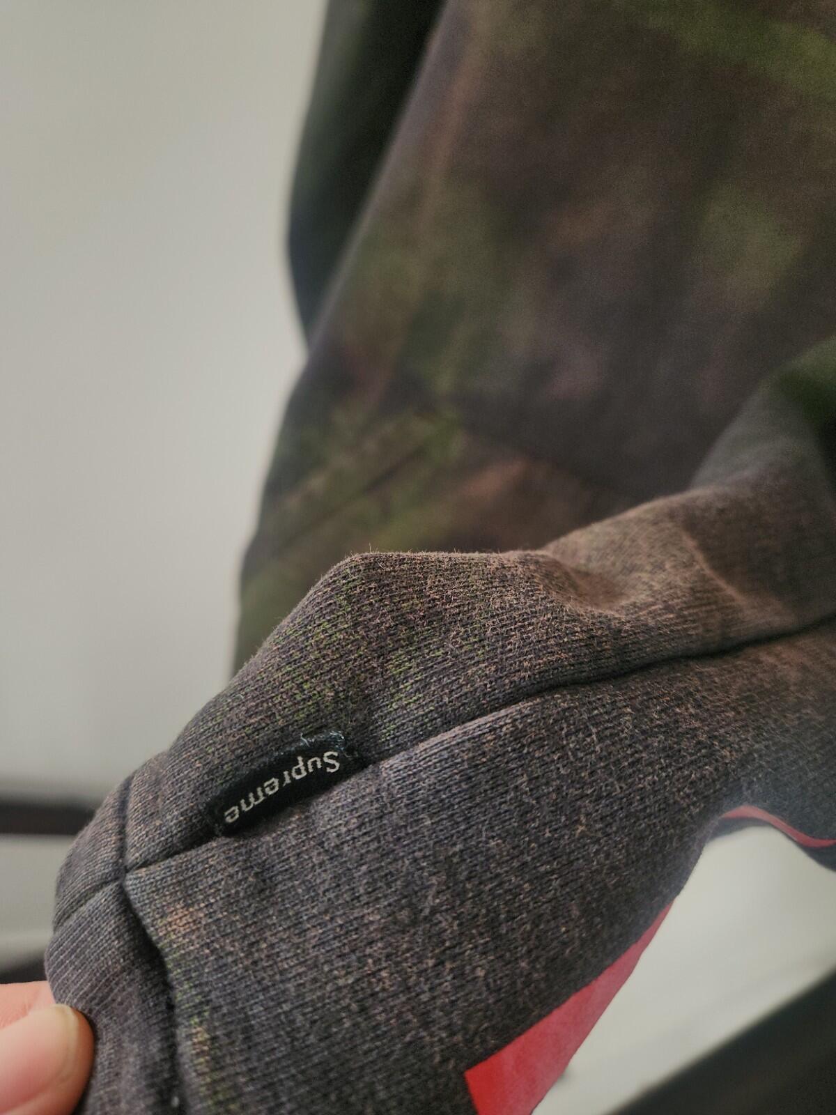 SS15 Supreme x Malcolm X Hooded Sweatshirt Size M BLEACHED