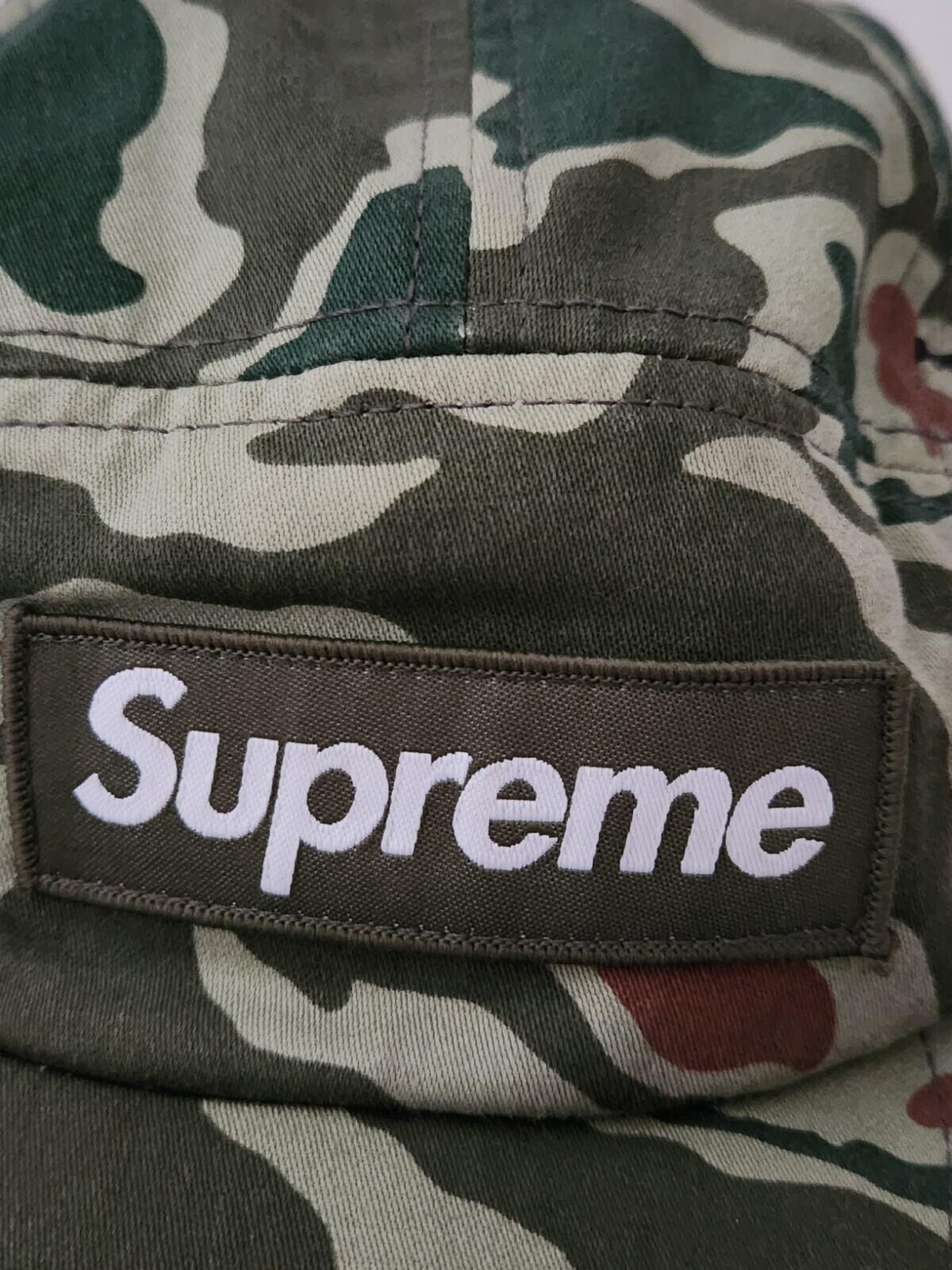 SS13 Supreme Utility Camp Cap Camo Hat Green vintage 2013 Very Rare