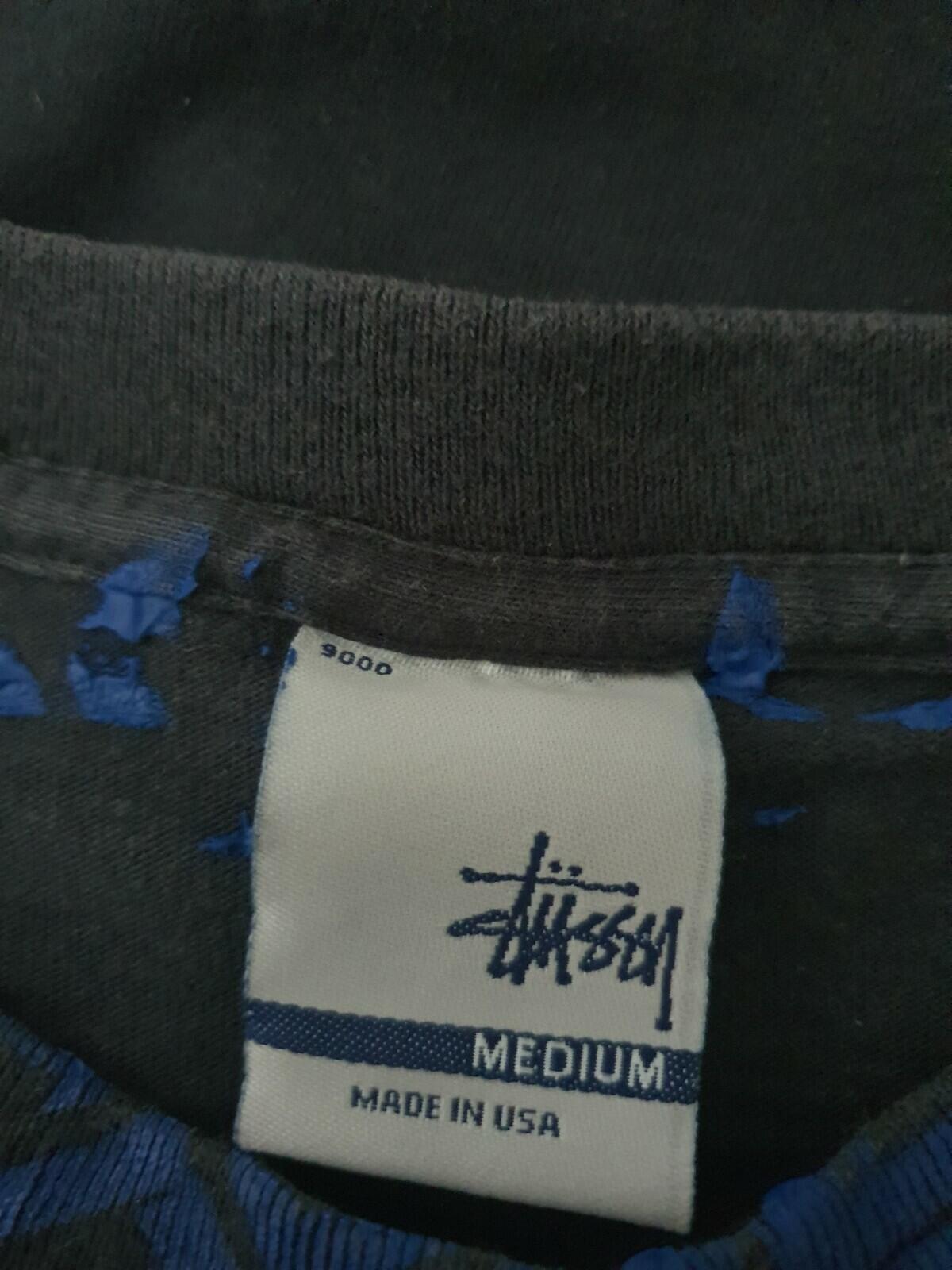 STUSSY Vintage Monogram Tee Black Size M