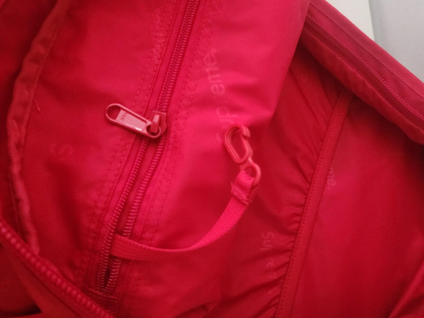 FW20 Supreme Backpack Dark Red Bag Water Resistant Nylon Rucksack