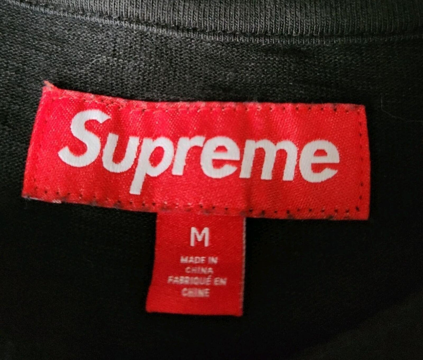 SS24 Supreme Old English S/S Top Black Tee Size M