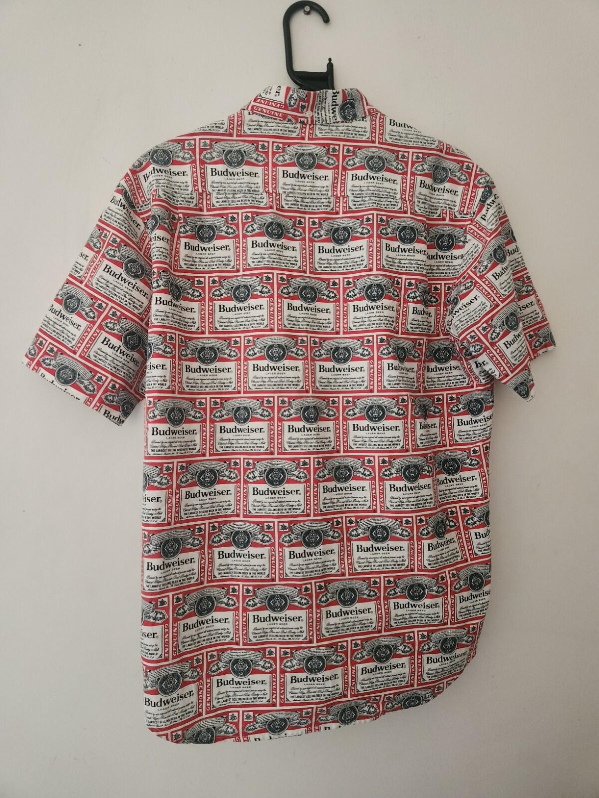 SS09 Supreme x Budweiser Shirt L Large vintage 2009 very rare beer design