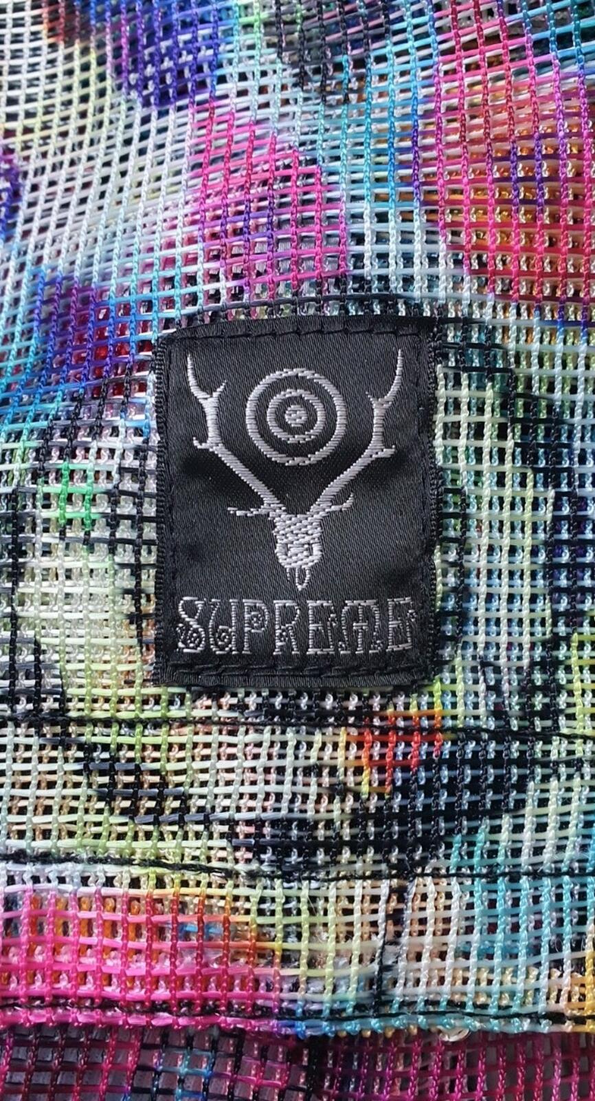 SS21 Supreme x South2 West8 heavy mesh game bag Multicolour shoulder bag