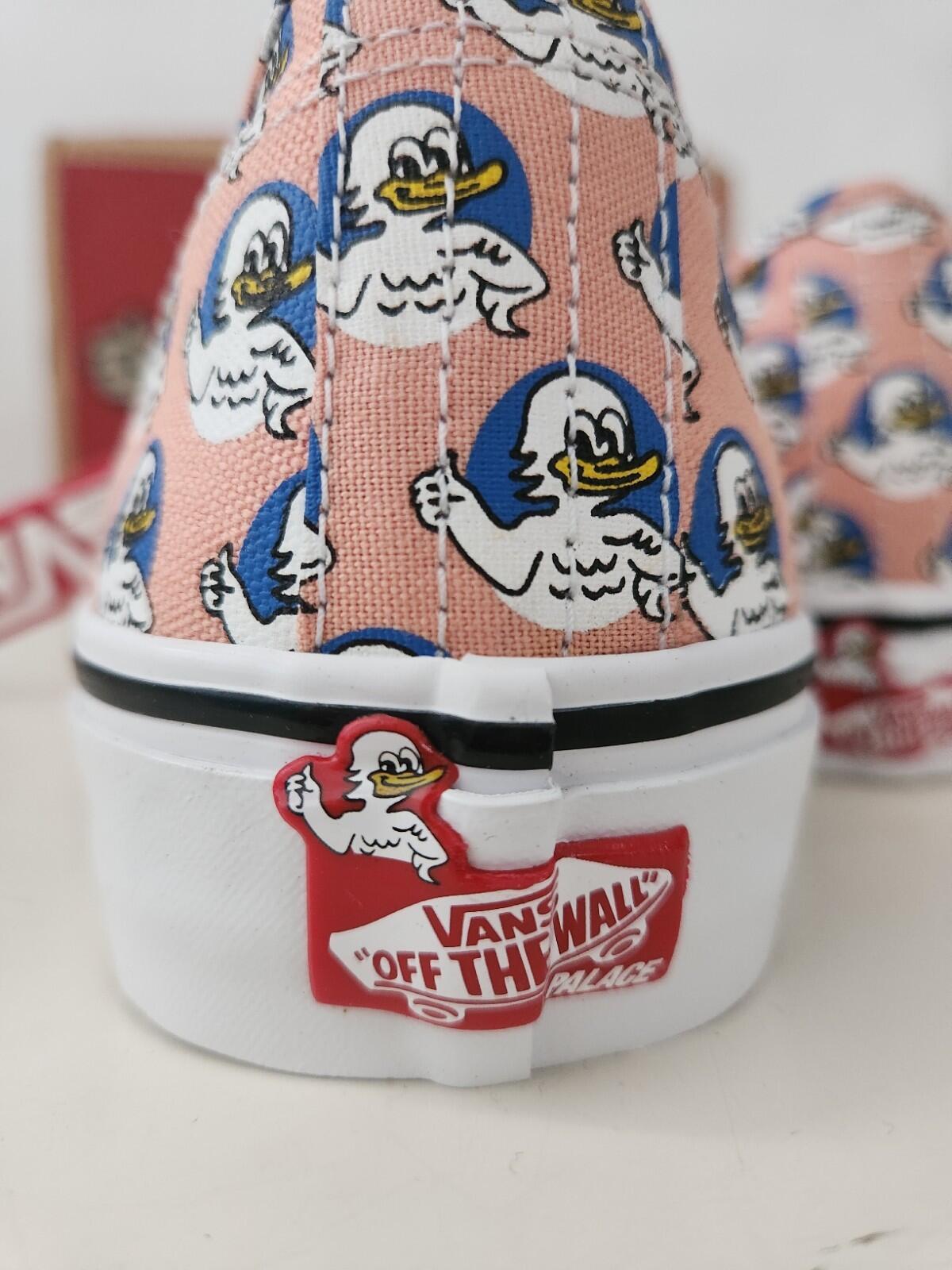 SS21 Palace Jeremy The Duck Vans Authentic Salmon Size US 12 UK 11 EUR 46