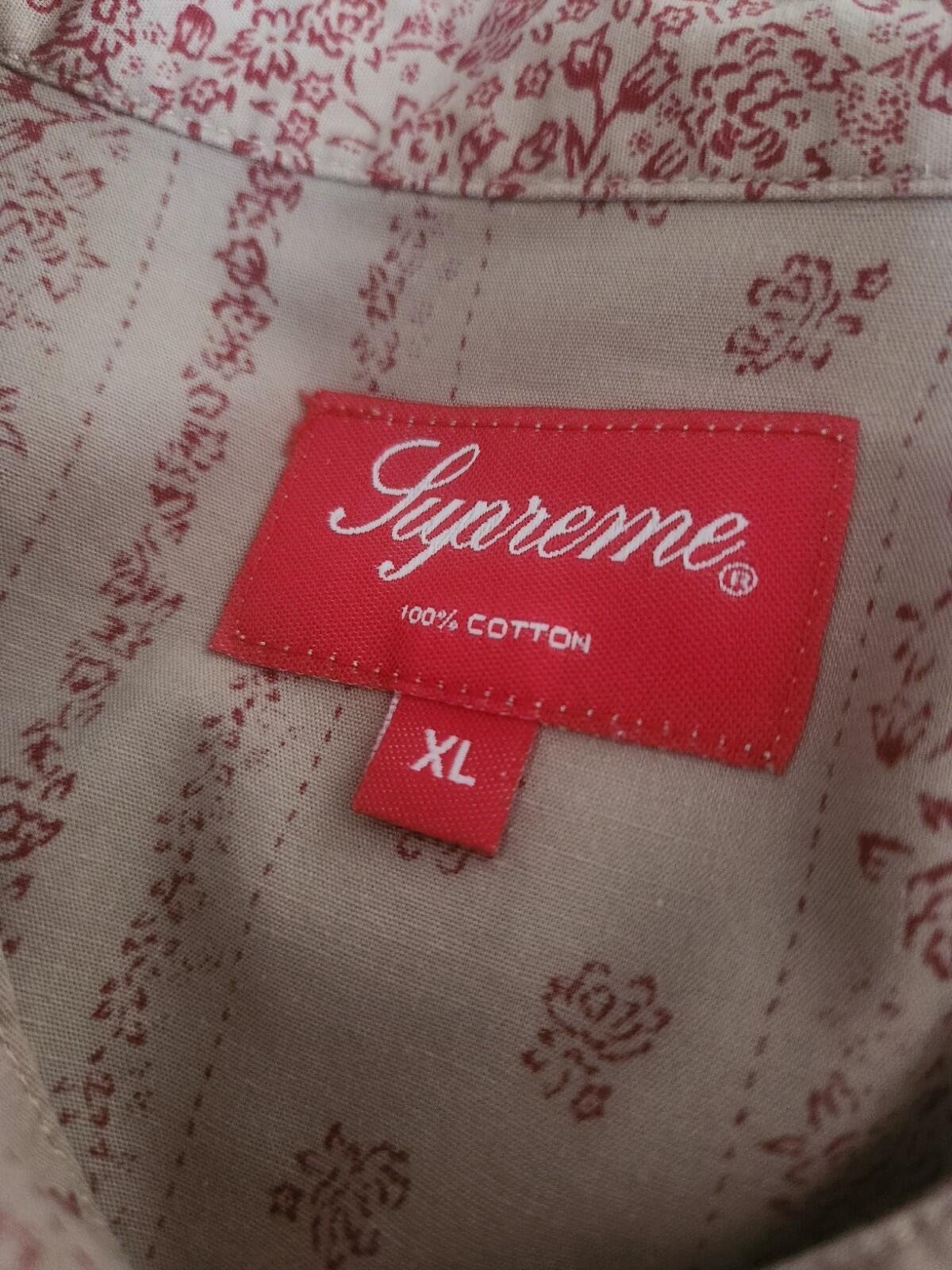 SS16 Supreme Toggle Band Collar LS Shirt size XL Long Sleeve Top Worn 1x
