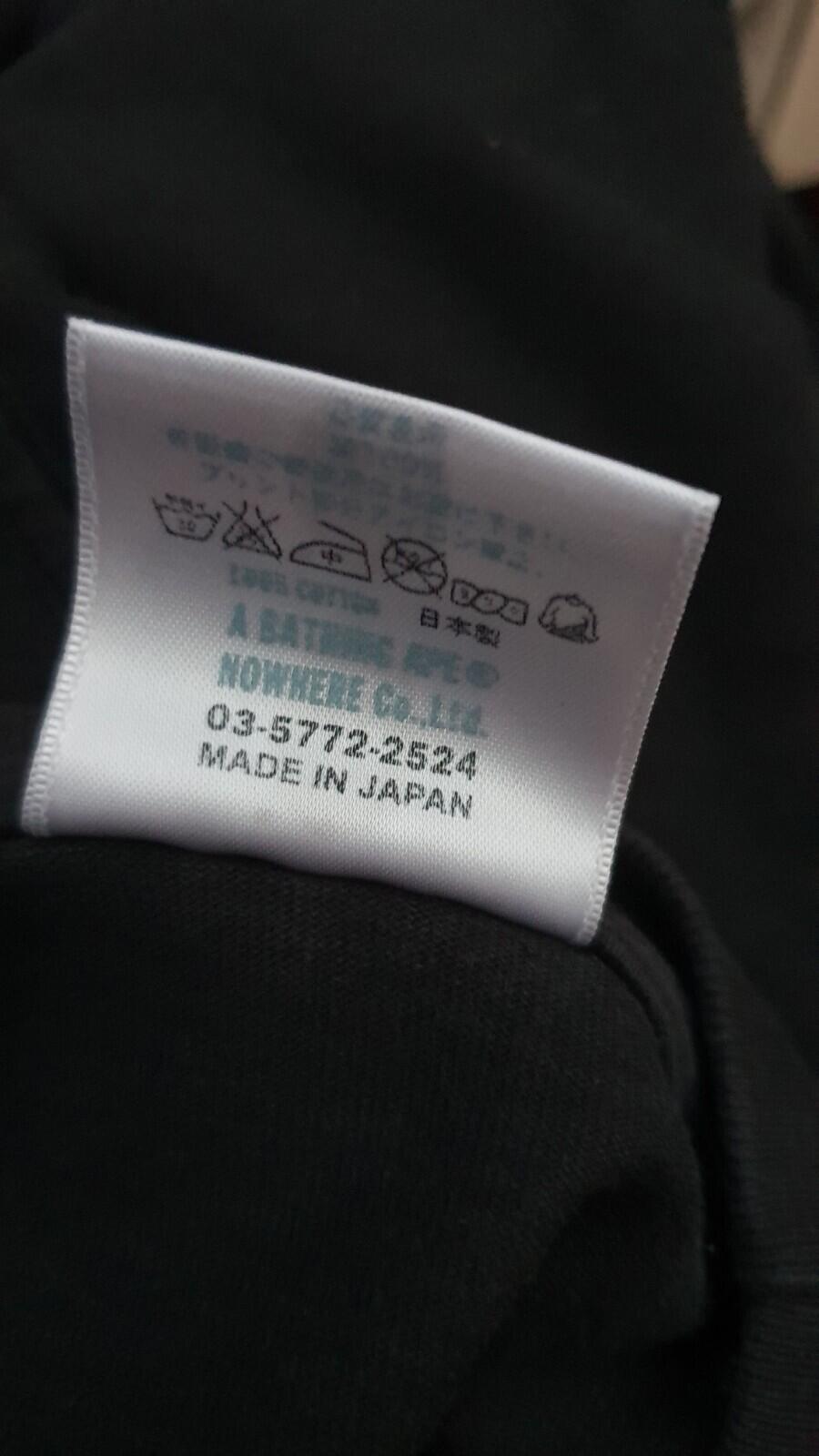 A Bathing Ape Bape Color Camo Tee Bape Head T-shirt size XL
