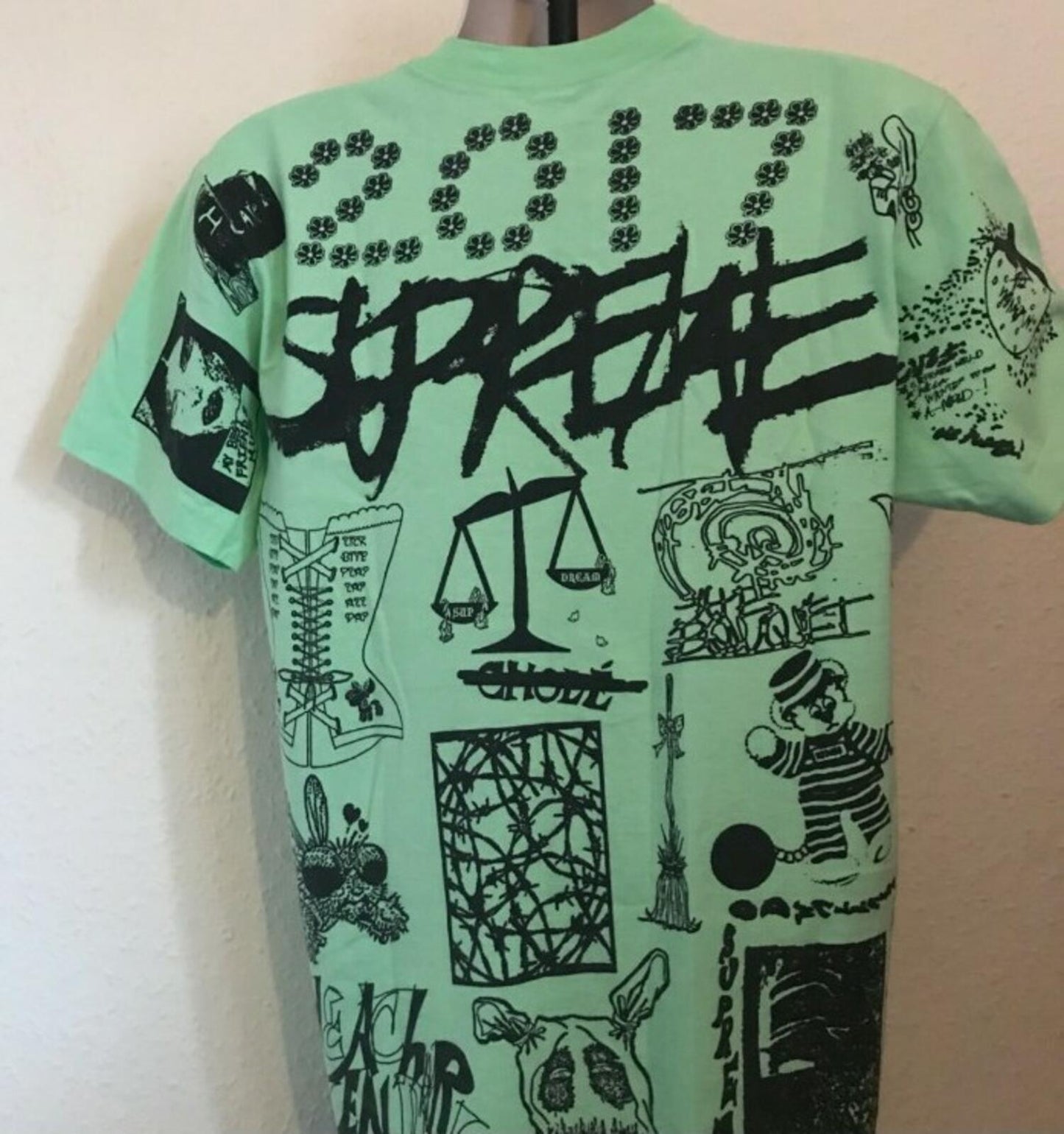 SS17 Supreme Dream green light Tee size L large T-shirt