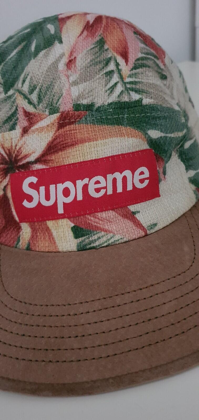 SS12 Supreme Floral Suede Camp Cap
