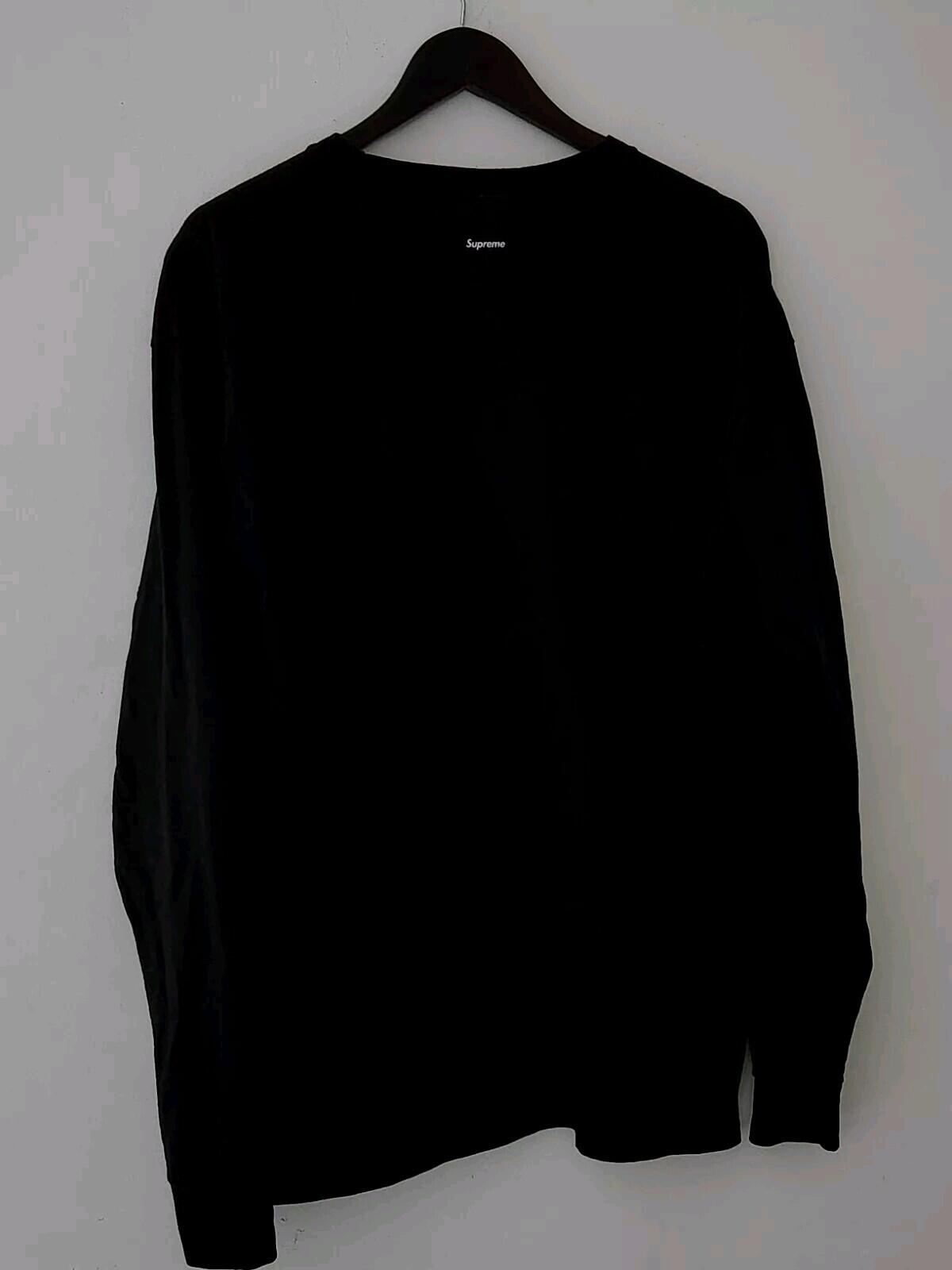 FW13 Supreme Jean Michel Basquiat Black L/S tee T-shirt XL vintage 2013 Rare