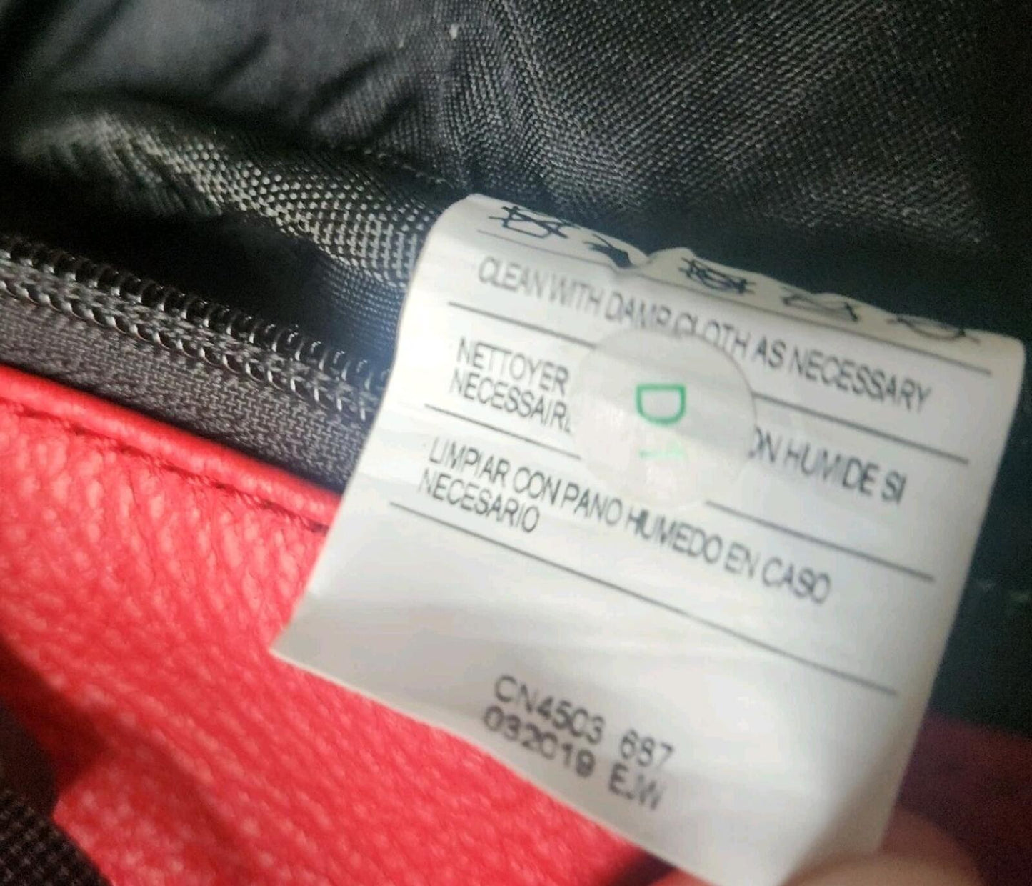 FW19 Supreme x Nike Leather duffle bag box logo Premium Cowhide