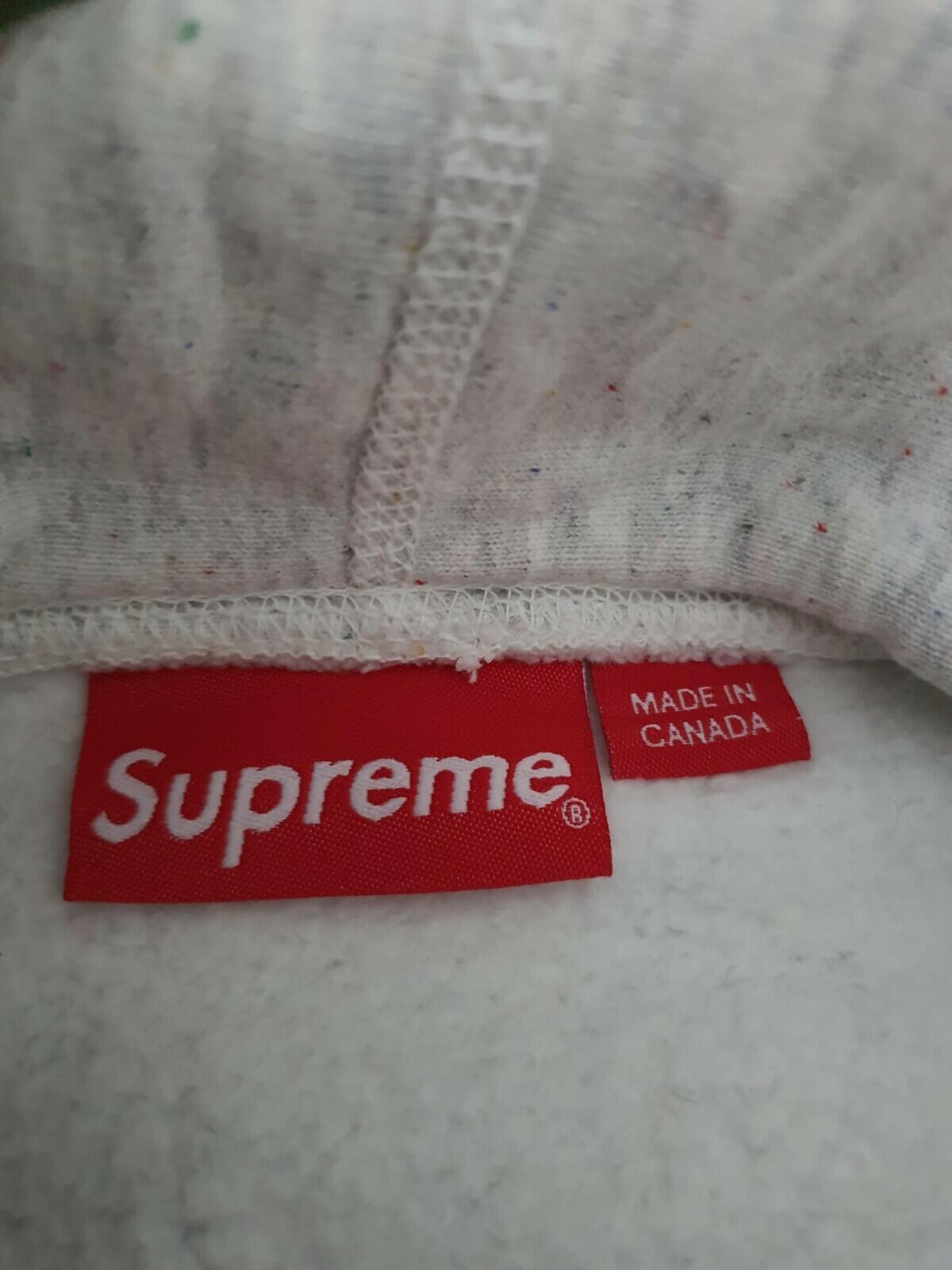 Sudadera con capucha Supreme Drop Shadow FW20 Gris Brezo Talla M