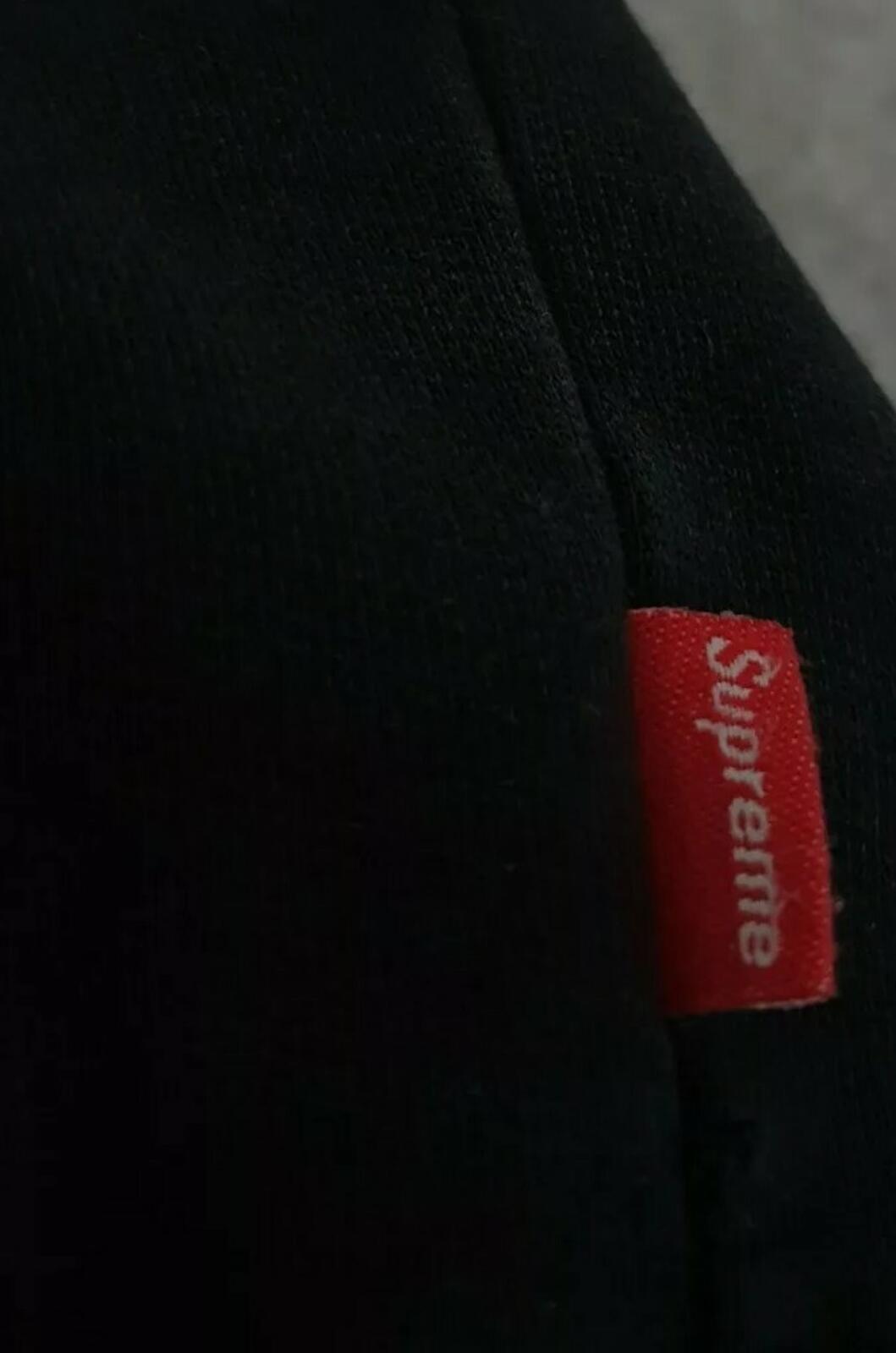 SS09 Supreme Malcolm McLaren Keith Haring Kapuzenpullover Schwarz Größe L