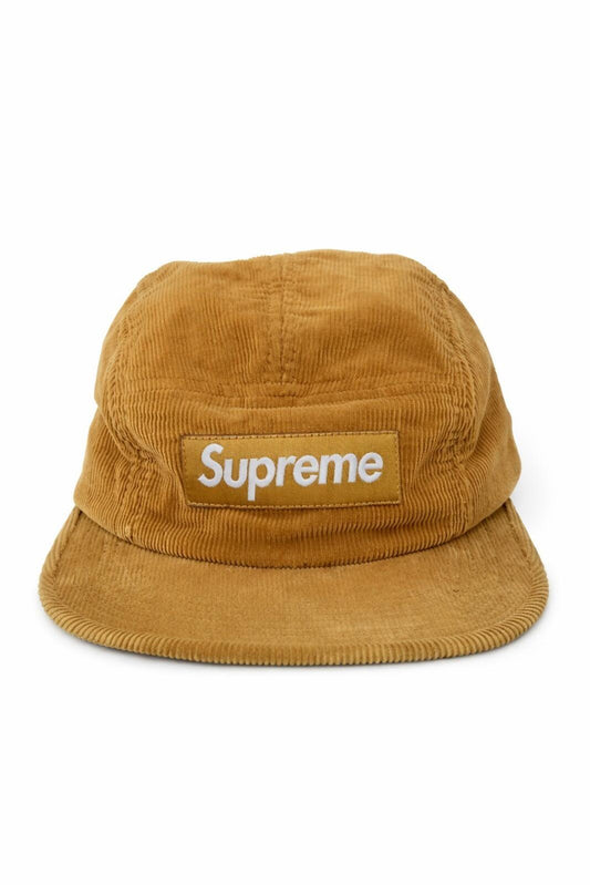 FW13 Supreme Croc Strap Camp Cap Mustard Corduroy