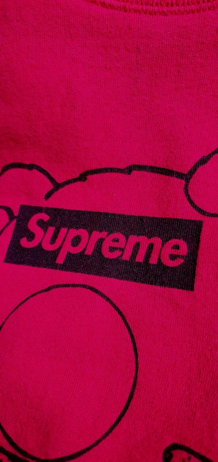 SS15 Supreme x Undercover Teddy Bear red crewneck M medium sweatshirt Rare