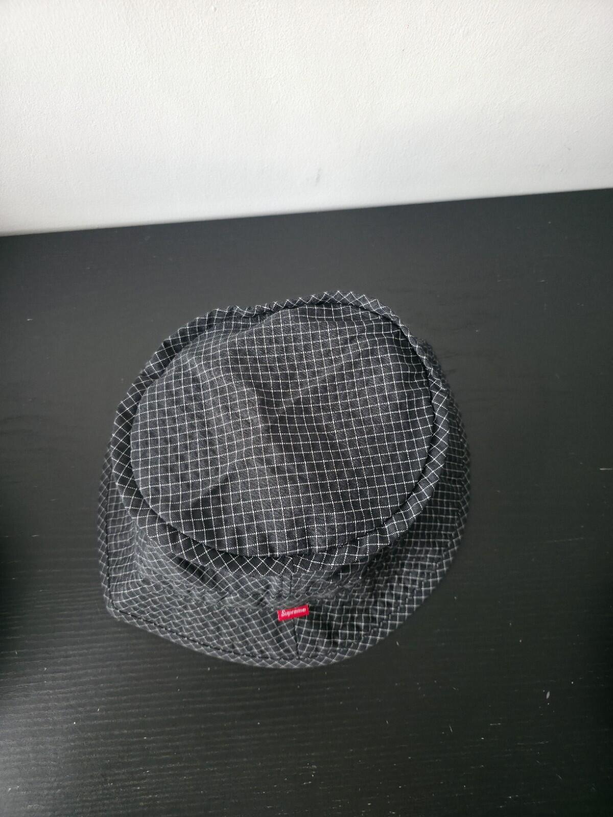 FW18 Supreme Reflective Ripstop Low Crusher Hat Black Size M / L
