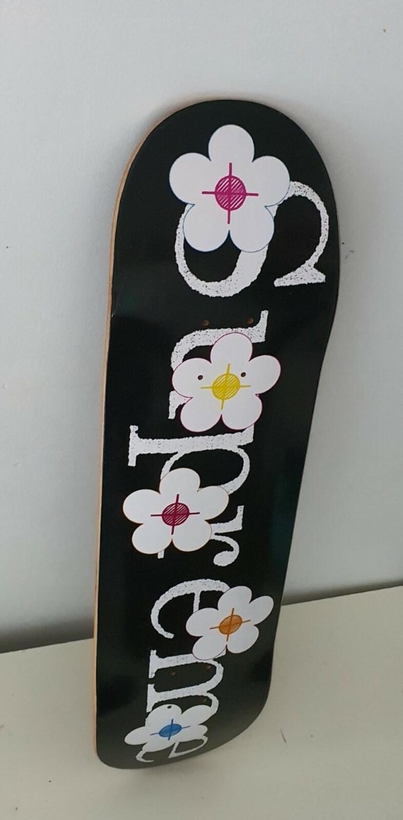 SS17 Supreme Flowers black Skateboard deck size 8.375" Skate Accessory