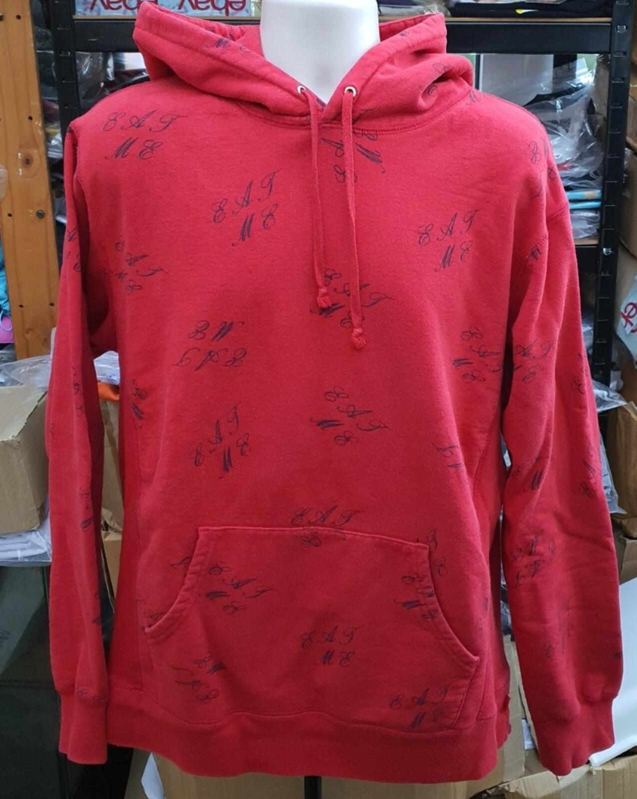 FW15 Supreme Eat Me Hooded Sweatshirt Red Size XL