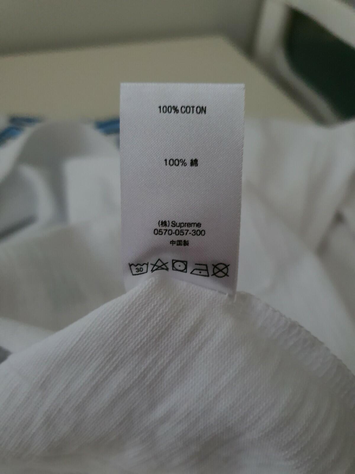 SS18 Supreme Stacked L/S Top white Größe XL Langarm