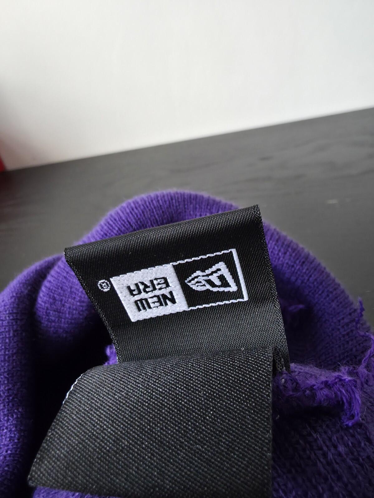 FW20 Supreme New Era Cross Box Logo Beanie Purple