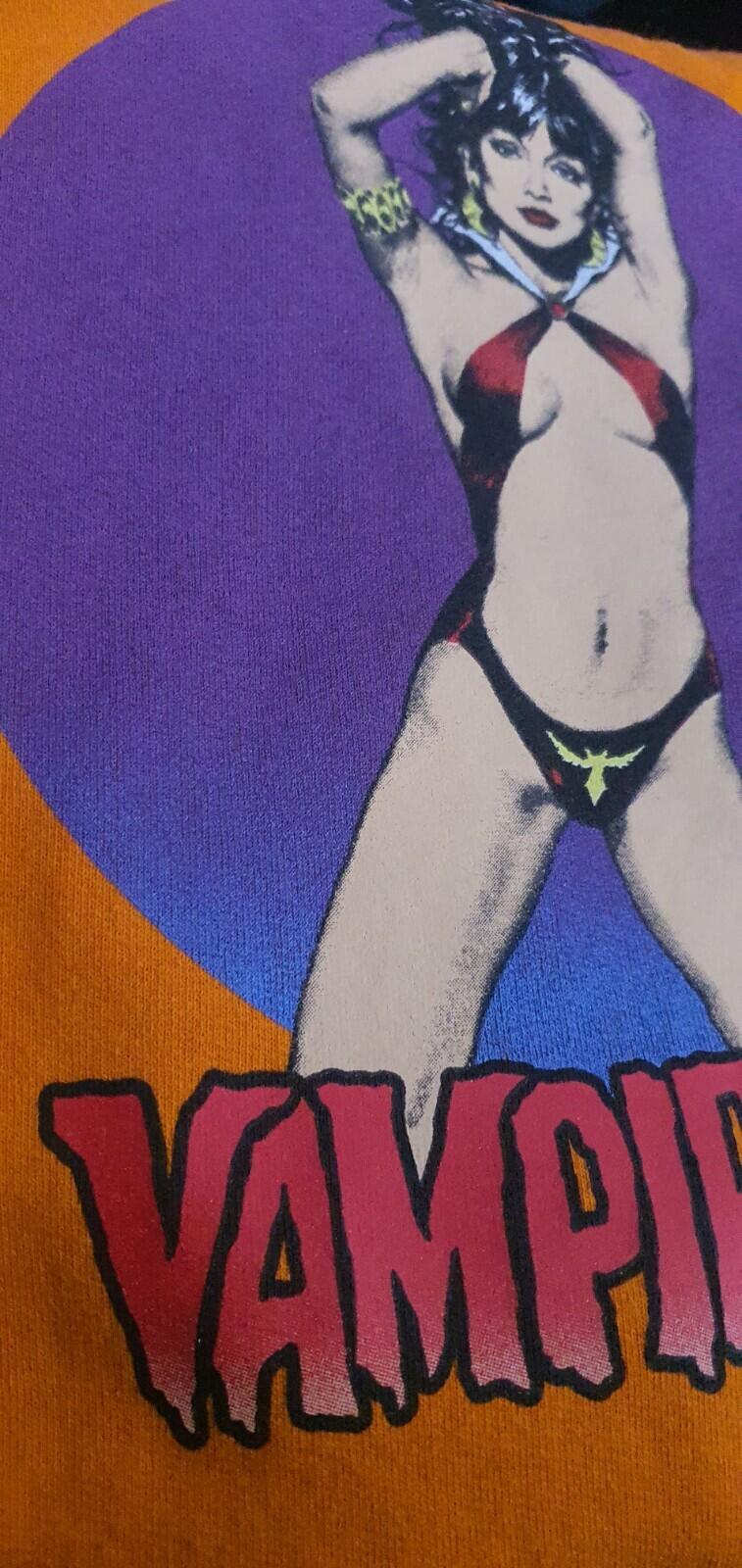 SS17 Supreme Vampirella Kapuzenpullover Größe M medium Hoodie orange