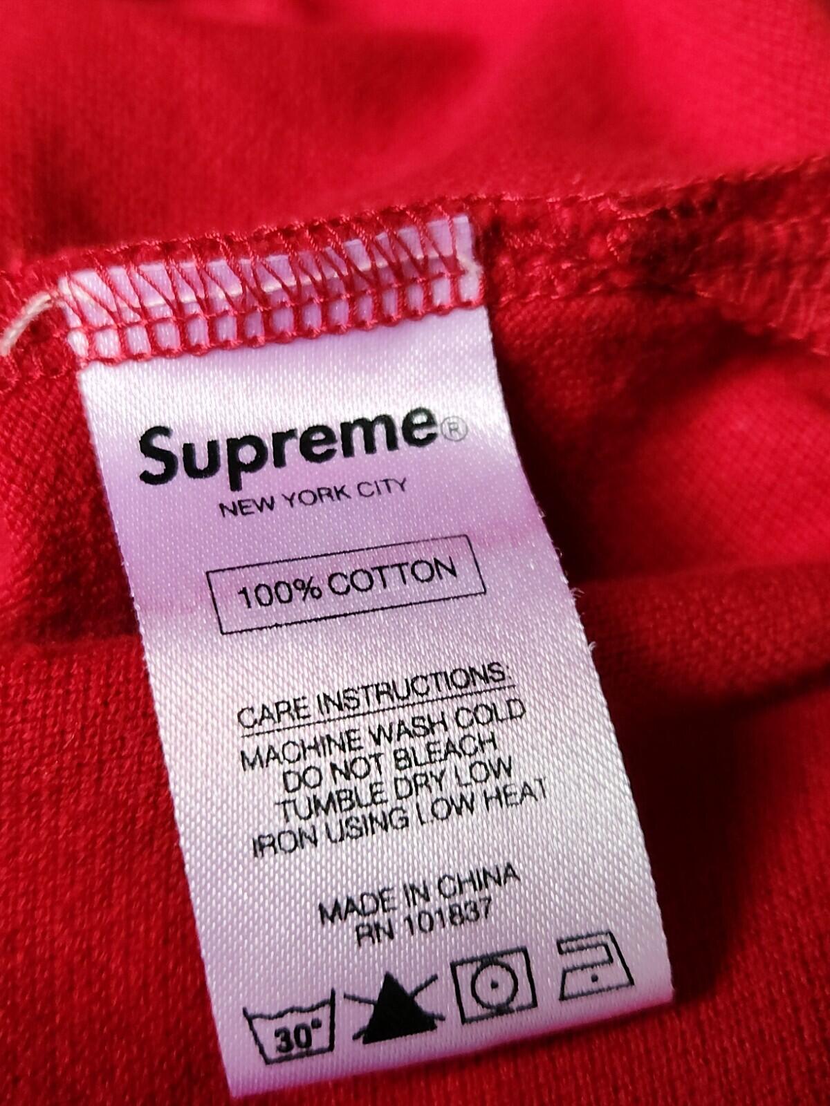 FW17 Supreme Gonz Ramm Shirt DYED IN RED Size M Mark Gonzales