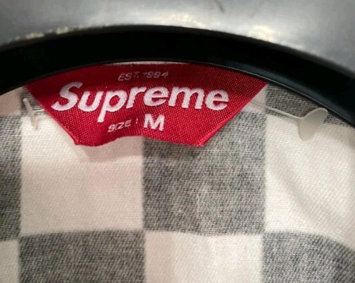 Mono de vuelo Supreme Overalls SS17 a cuadros Talla M