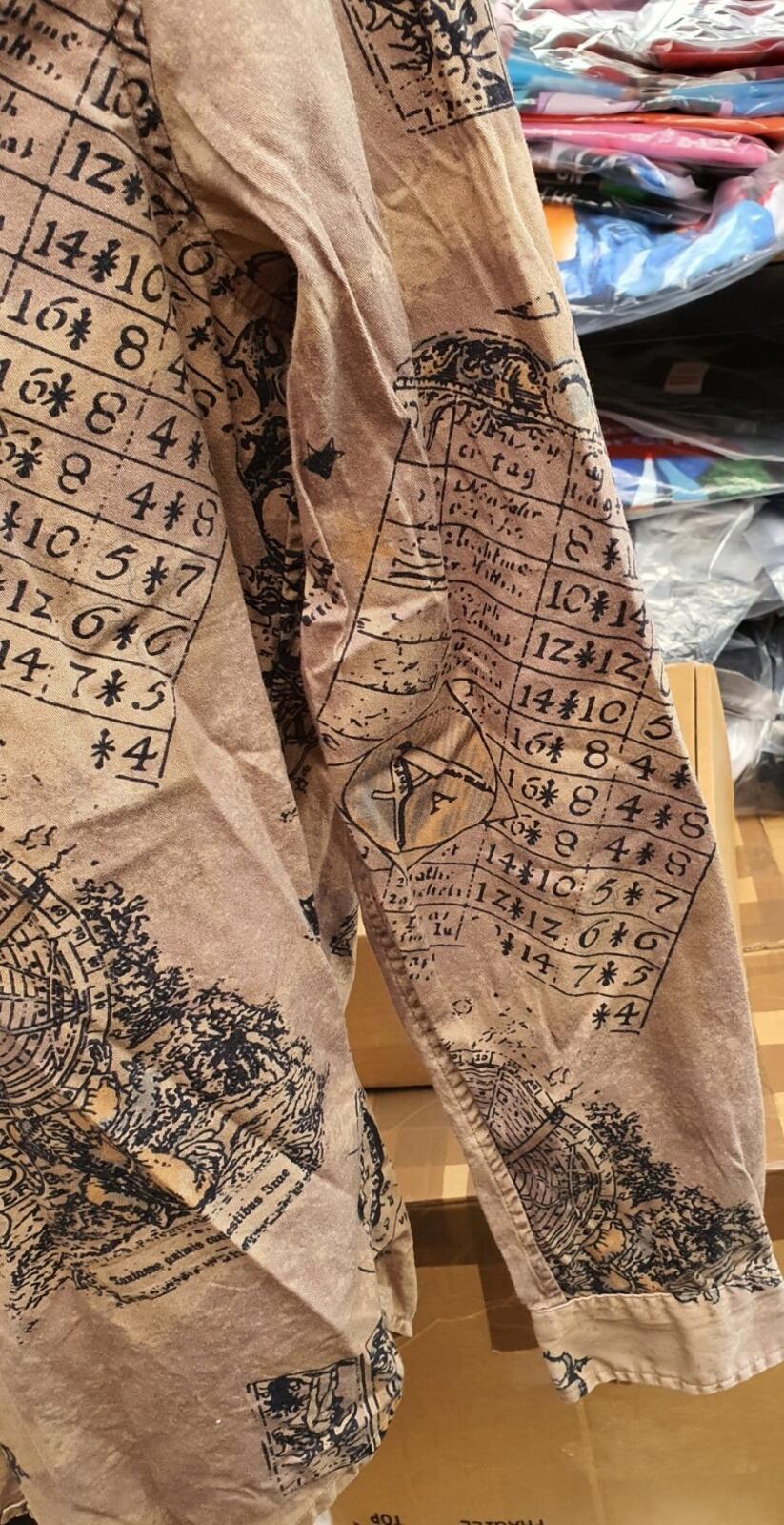 FW13 Supreme Occult Shirt Hellbraun Größe M